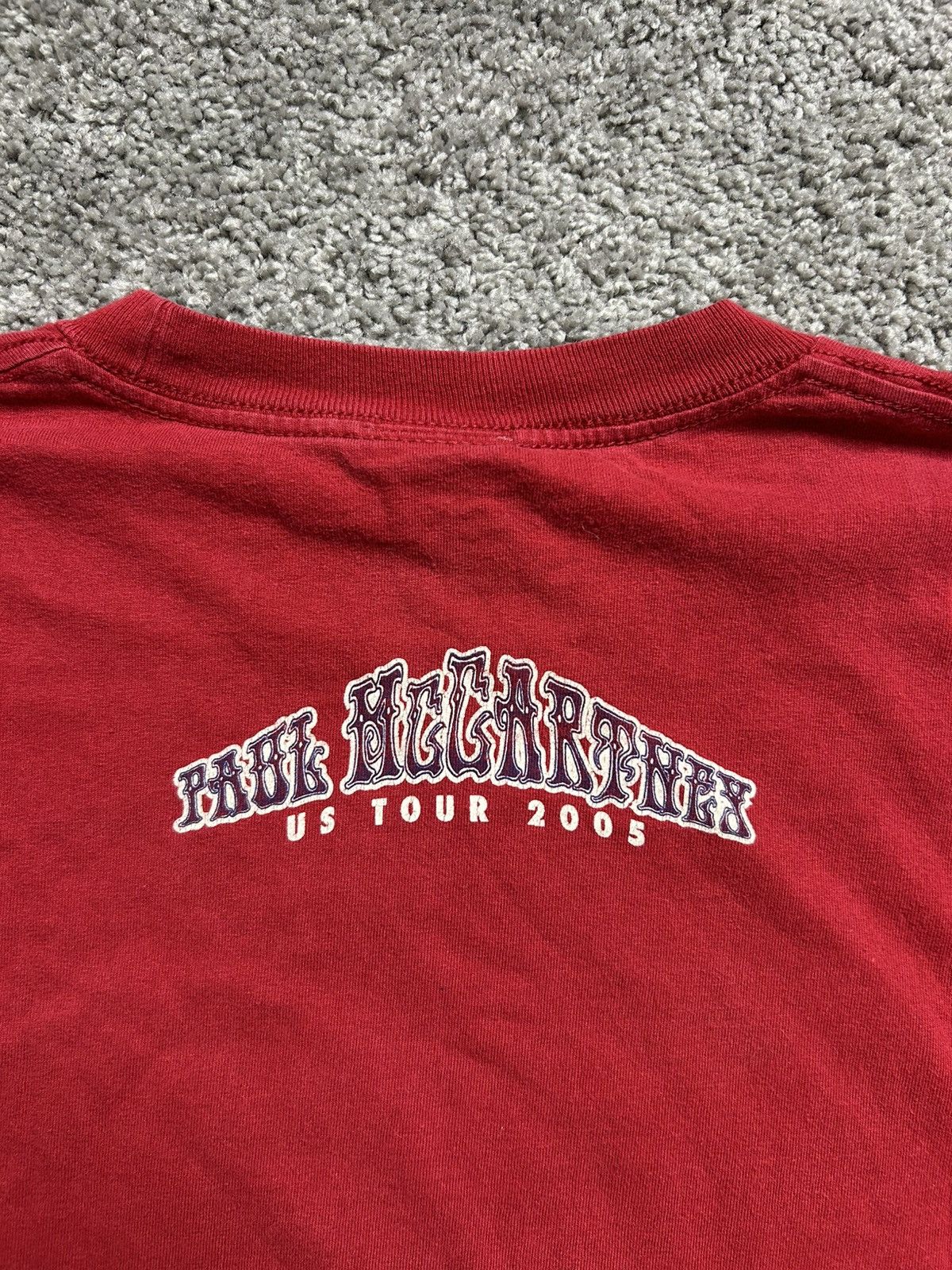 Band Tees Vintage Y2K Paul McCartney Band Tour Tee Dated 2005 Giant Size US XL / EU 56 / 4 - 6 Thumbnail