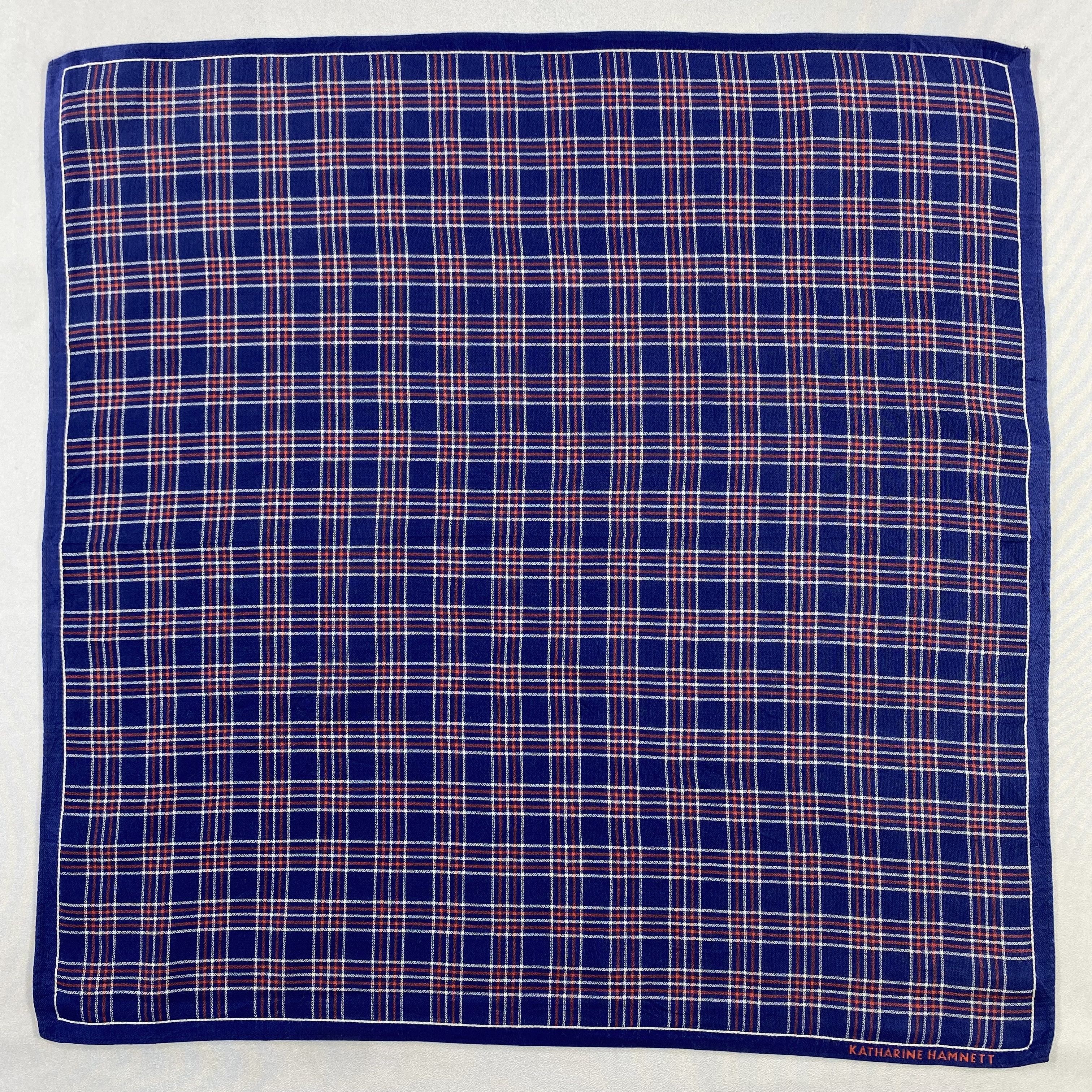 Katharine Hamnett London × Vintage Katharine Hamnett Bandana/ Handkerchief / Neckerchief-P1094 Size ONE SIZE - 1 Thumbnail
