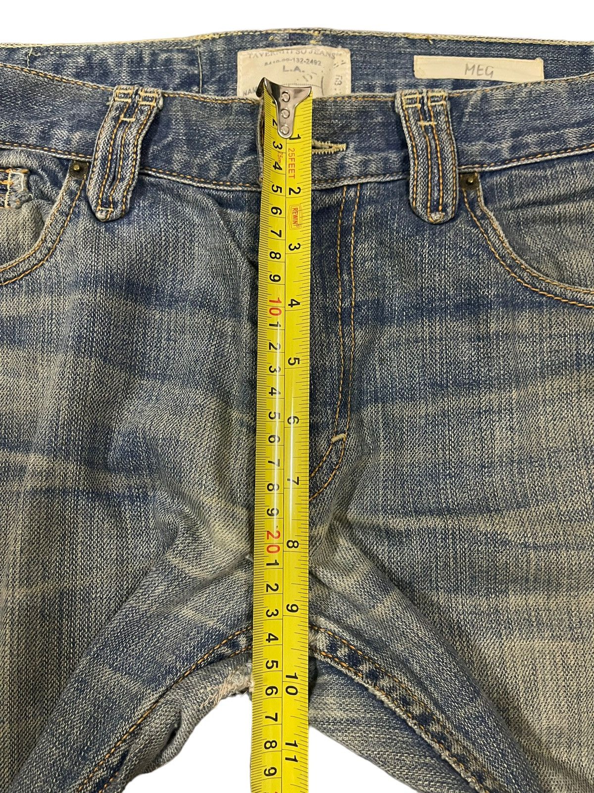 Jimmy Taverniti Vintage Italian Designer Taverniti Blue Wash Loose Jeans Size US 33 - 15 Thumbnail