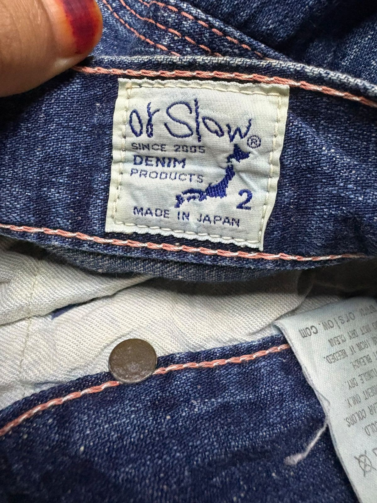 Japanese Brand × Orslow Vintage Or Slow Carpenter Loose Baggy Jeans Size US 29 - 10 Thumbnail