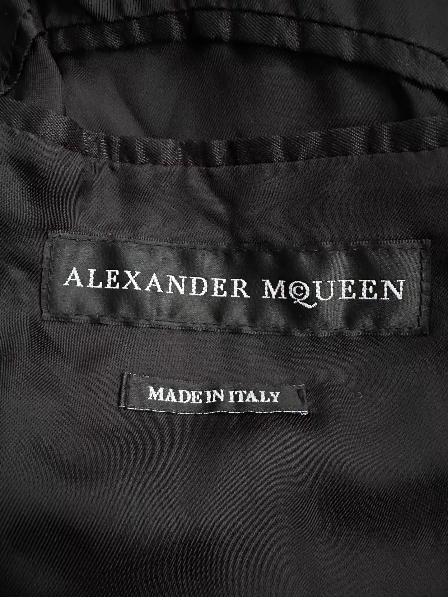 Alexander McQueen Alexander McQueen Silver Thread Wool Pocket Jacket Size XL / US 12-14 / IT 48-50 - 6 Thumbnail