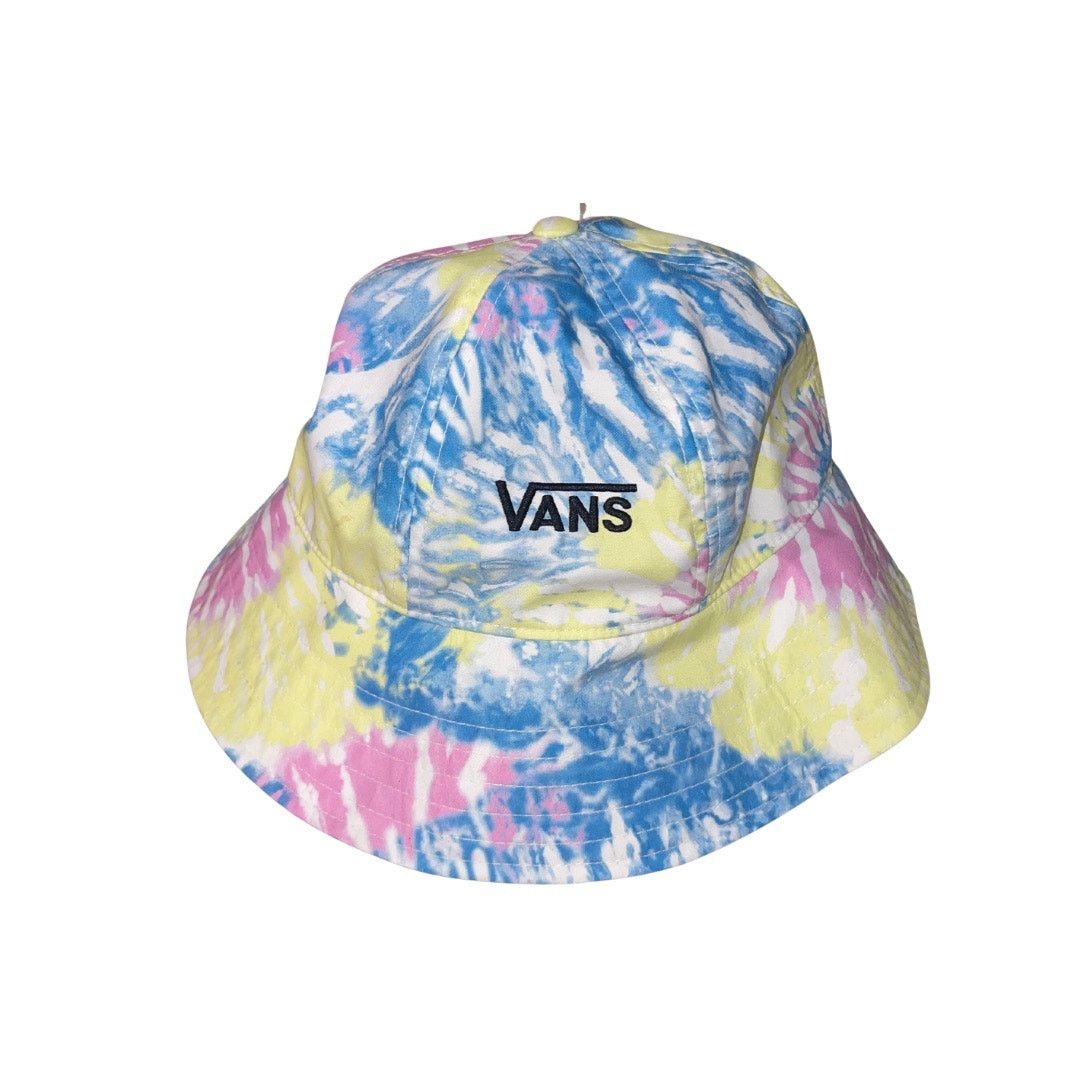 Vans PacSun Vans Far Out Tie Dye Bucket Hat Multicolor Unisex Y2K Size ONE SIZE - 1 Thumbnail