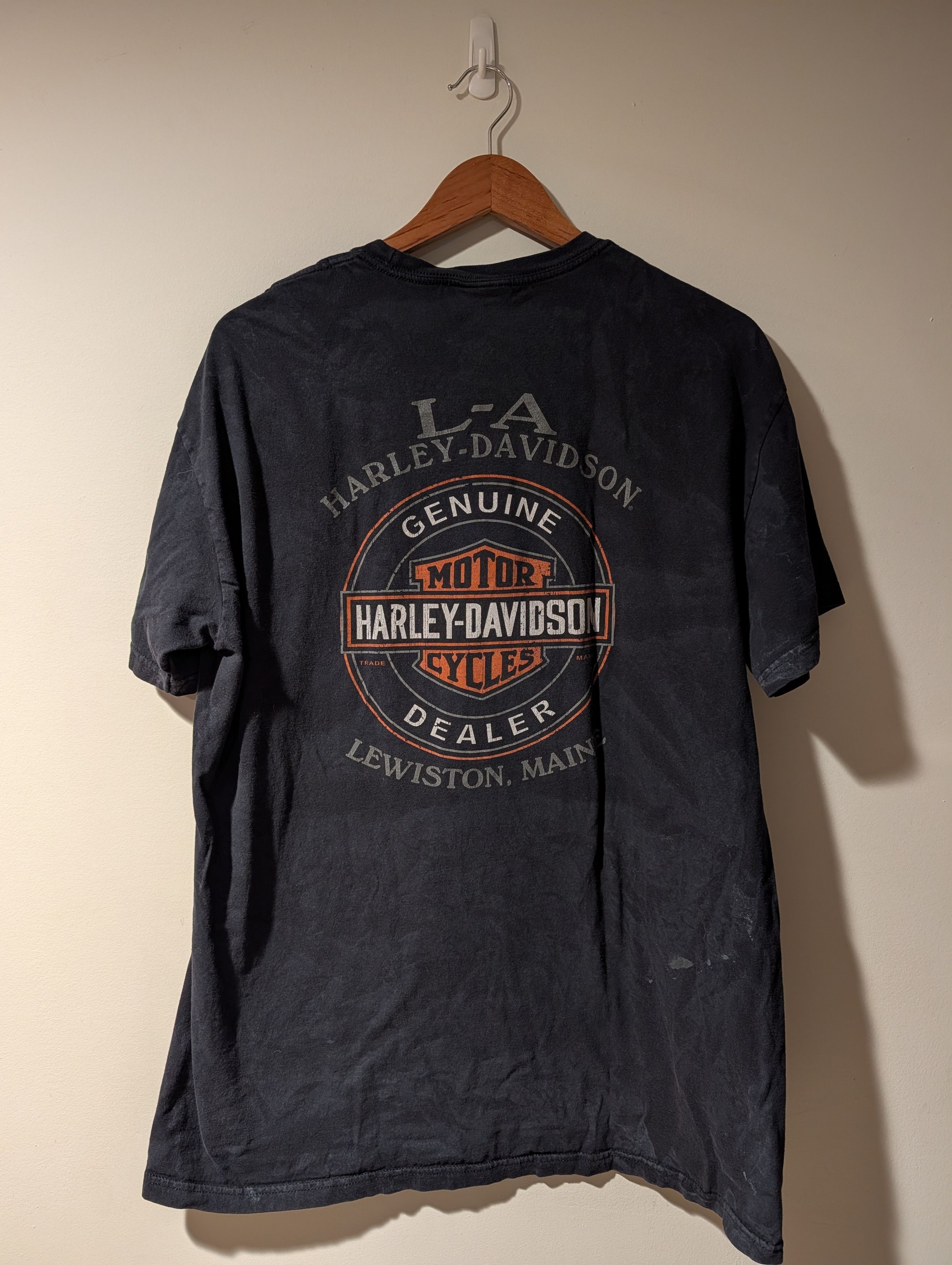 Harley Davidson Vintage 2009 Harley Davidson Motorcycle Graphic T-Shirt Size US L / EU 52-54 / 3 - 5 Thumbnail