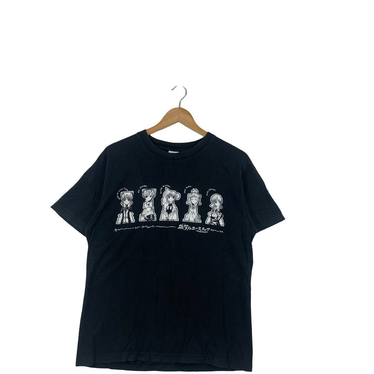 Anime AIYOKU NO EUSTIA Japanese Visual Novel Character Cartoon Tee Size US L / EU 52-54 / 3 - 4 Thumbnail