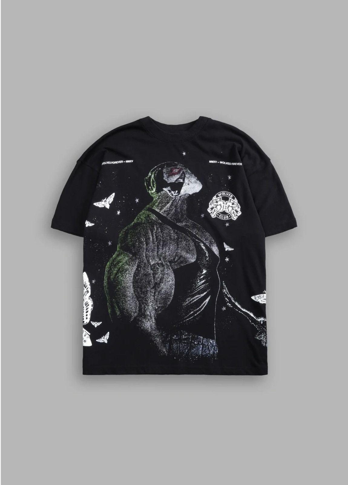 Darc Sport Darc Sport Bane "Side by Side" Oversized Tee in Black Size US L / EU 52-54 / 3 - 1 Thumbnail