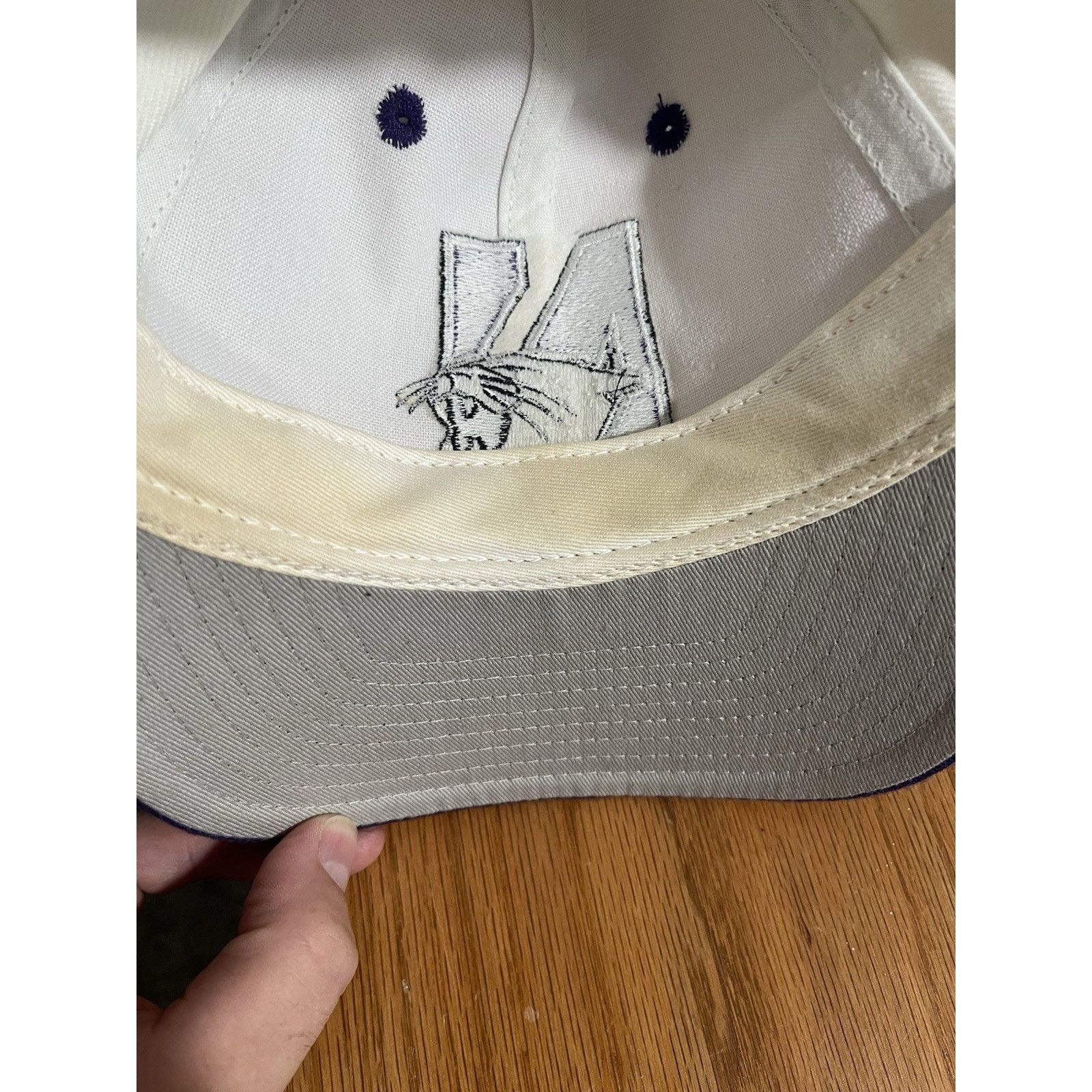 Reebok Vtg Reebok Northwestern Wildcats Hat Big Ten NCAA SnapBack Size ONE SIZE - 7 Thumbnail