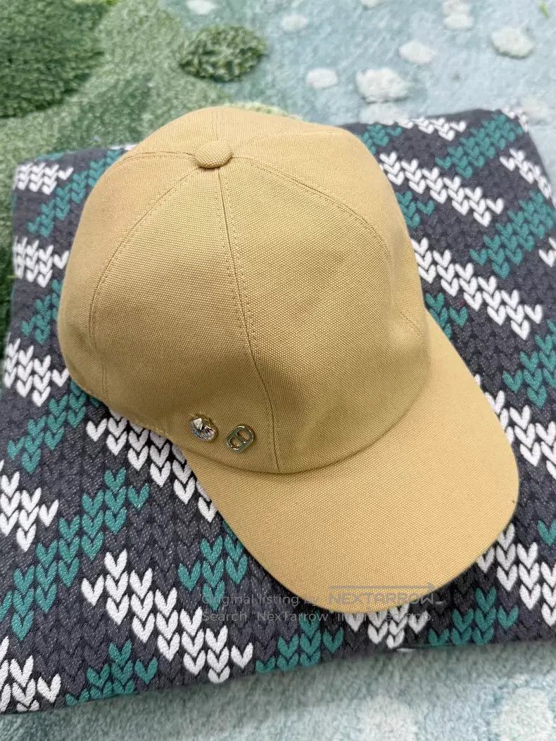 Hermes Hermes size 58 Khaki Pig Nose Shell Baseball Cap Size ONE SIZE - 1 Thumbnail