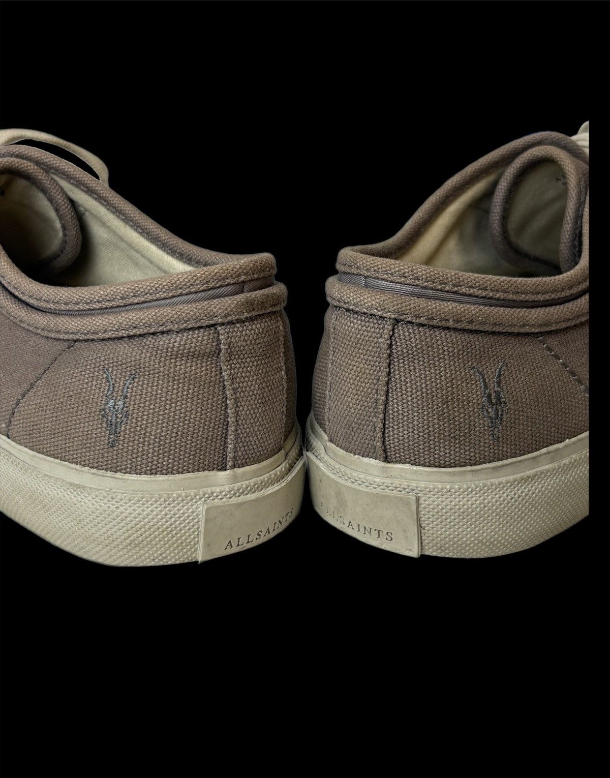 Allsaints AllSaints Rigg Sneakers Oxford Khaki/Green Canvas Size US 10 / EU 43 - 5 Thumbnail