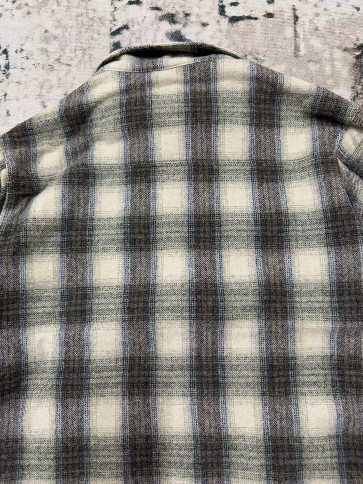 Japanese Brand × Uniqlo × Vintage Vintage 90s Uniqlo Plaid Tweed Chekered Flanel Wool Jacket Size US L / EU 52-54 / 3 - 15 Thumbnail