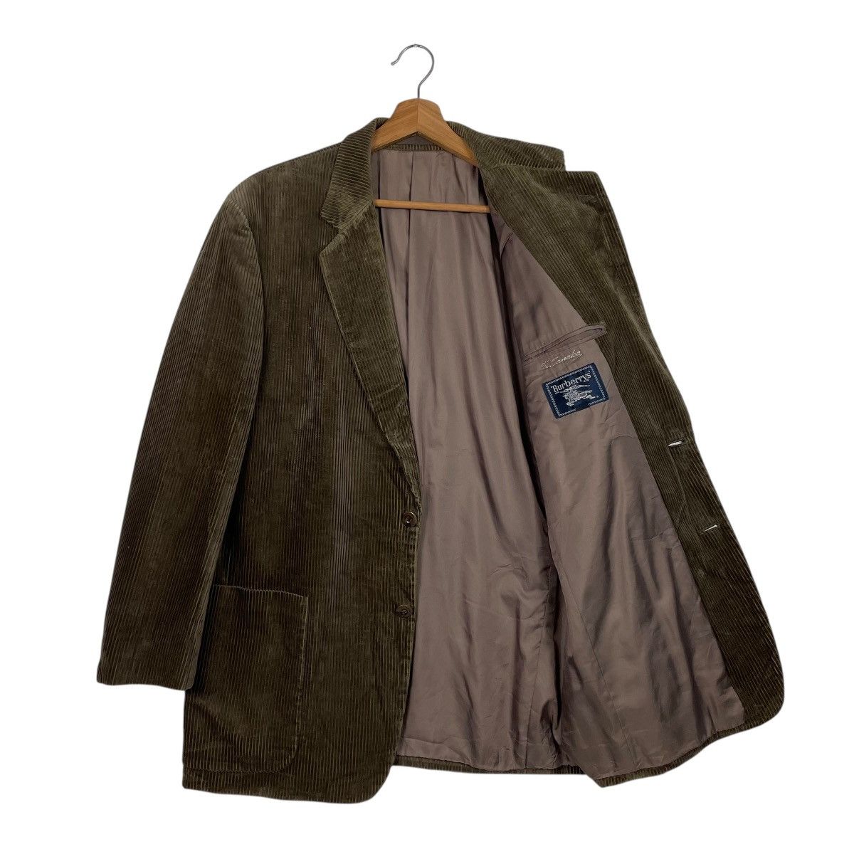 Burberry Brown Vtg Burberrys Corduroy Jacket Size US L / EU 52-54 / 3 - 9 Thumbnail