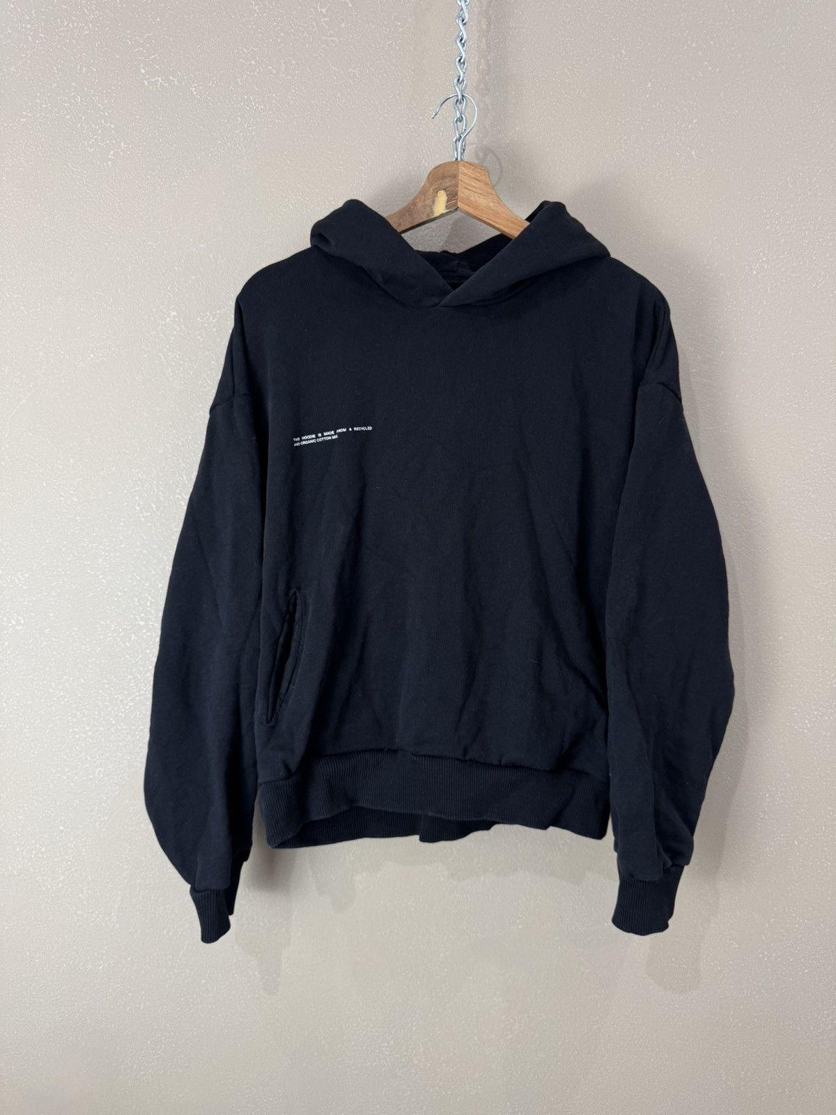 Pangaia Pangaia Essential boxy organic cotton Hoodie Sand Black Size US S / EU 44-46 / 1 - 1 Thumbnail