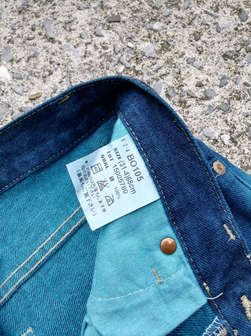 Japanese Brand × Vintage Bobson Lady's Nice Colourways Bootcut Denim Jeans Size 27" / US 4 / IT 40 - 8 Thumbnail