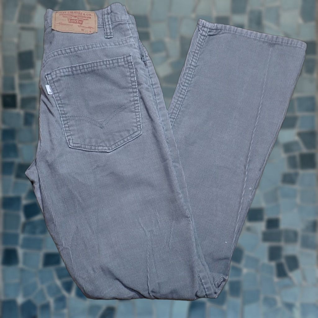 Levi's Vintage Levi's 517 Corduroy Boot Cut Pants Men’s 28 Gray Casual Retro Decades USA Size US 28 / EU 44 - 1 Thumbnail