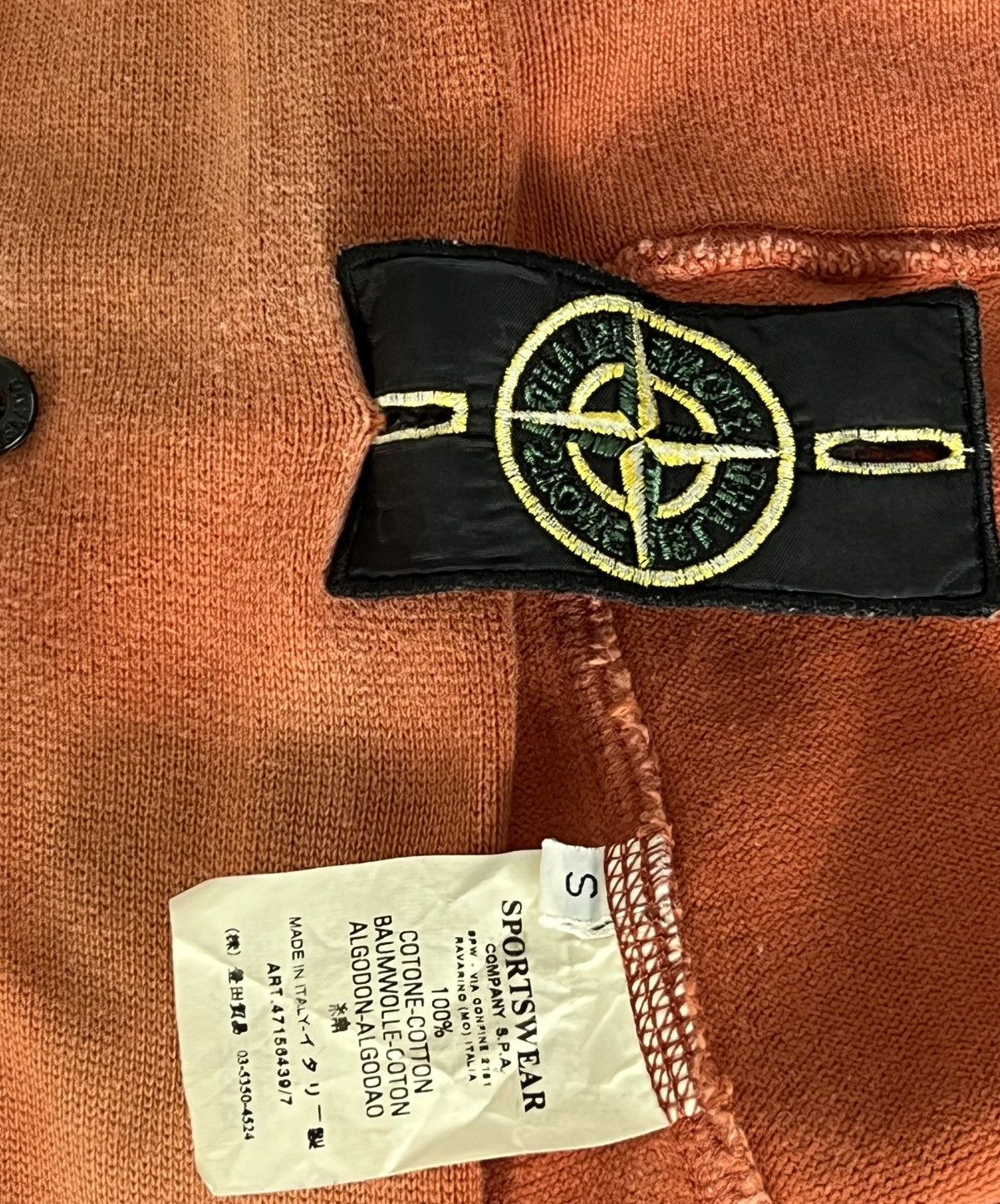 Stone Island STONE ISLAND AW2007 Button/Zipper Pullover Size US S / EU 44-46 / 1 - 9 Thumbnail
