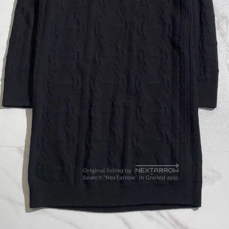 Hermes Hermes Knitted dress with long sleeves Size XXS / US 00 / IT 34 - 4 Thumbnail