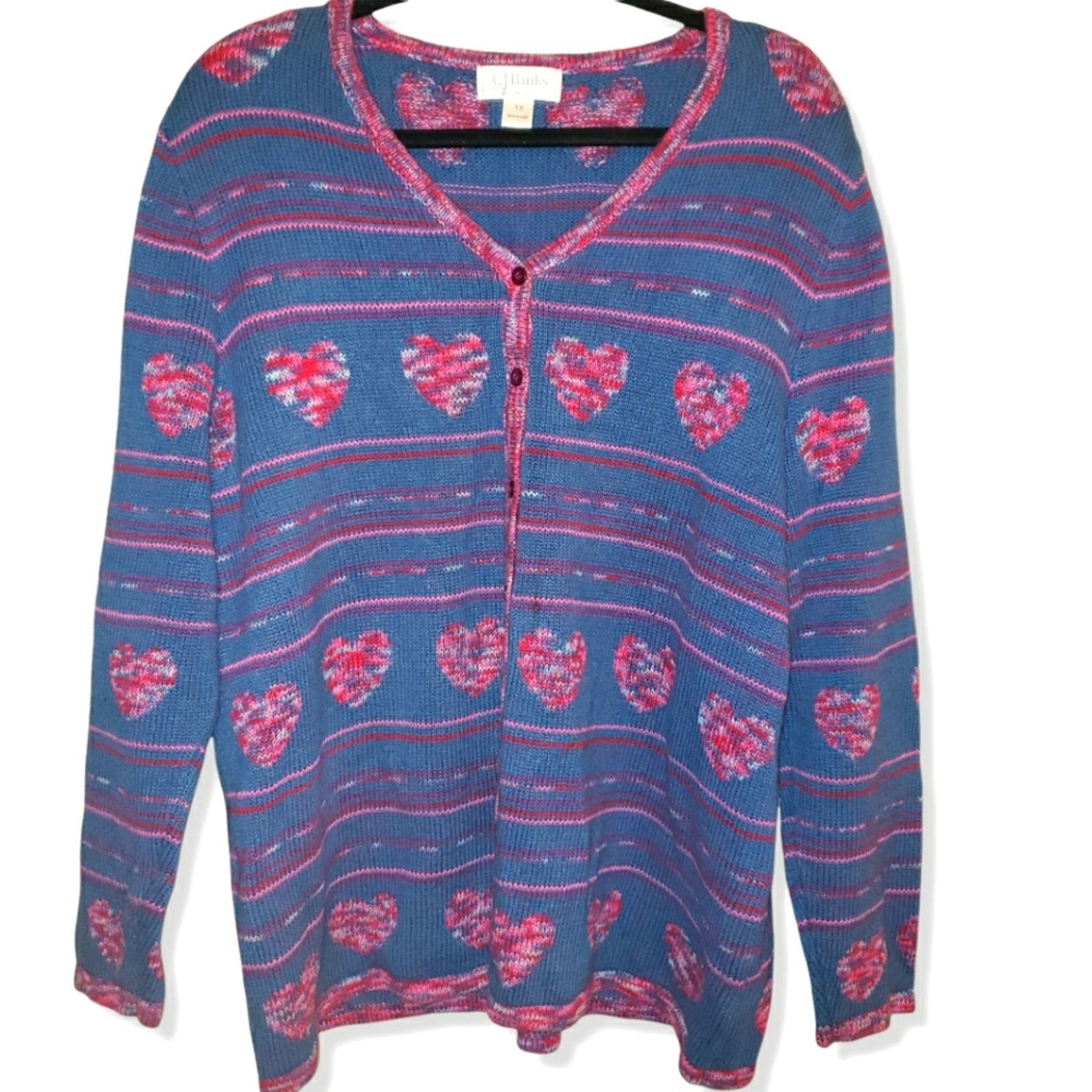 Vintage C.J. Banks Christopher & Banks cardigan sweater 1X