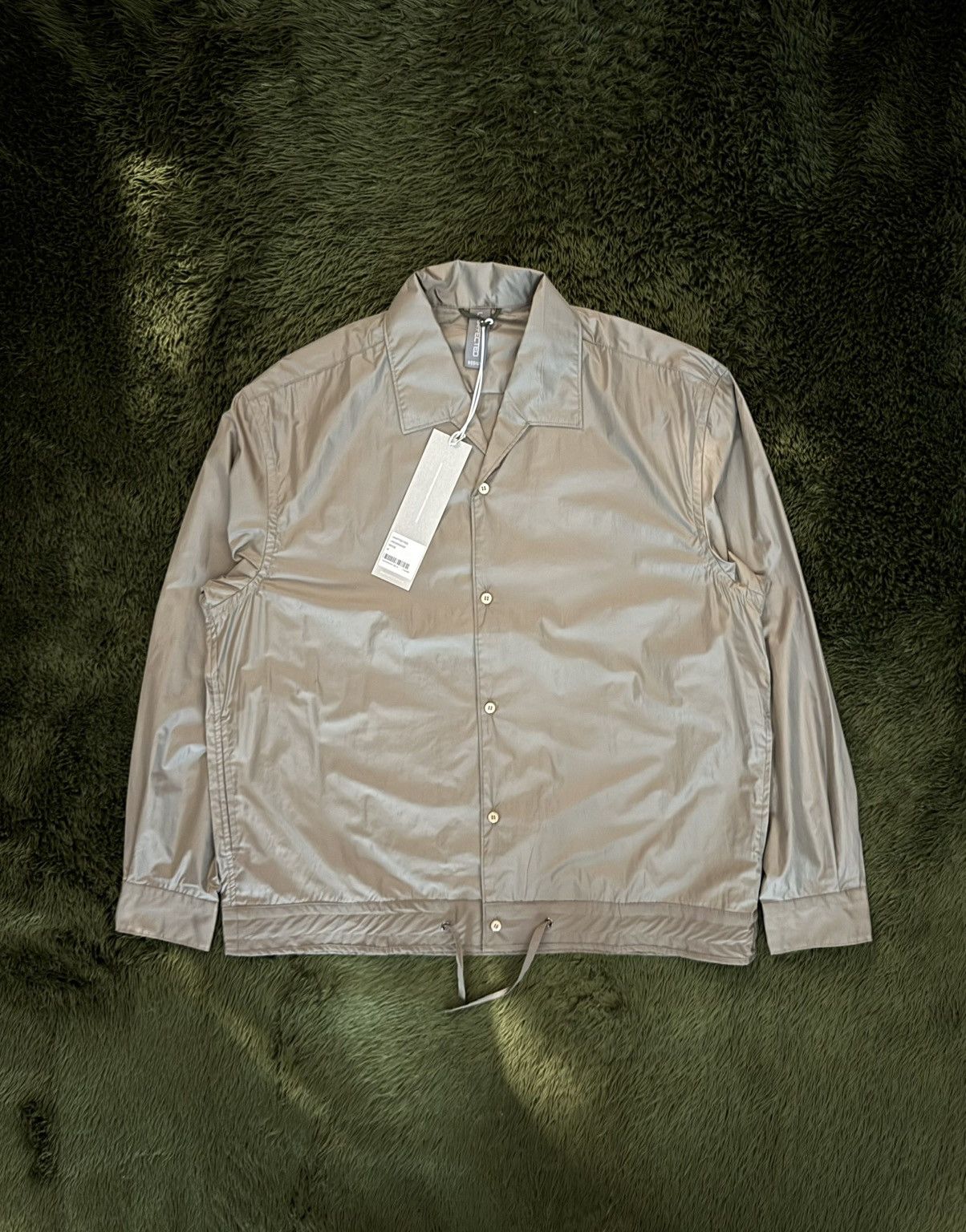 EASTLOGUE [M] Unaffected 22SS Open Collar Oversized Shirt Beige NWOT Size US M / EU 48-50 / 2 - 1 Thumbnail