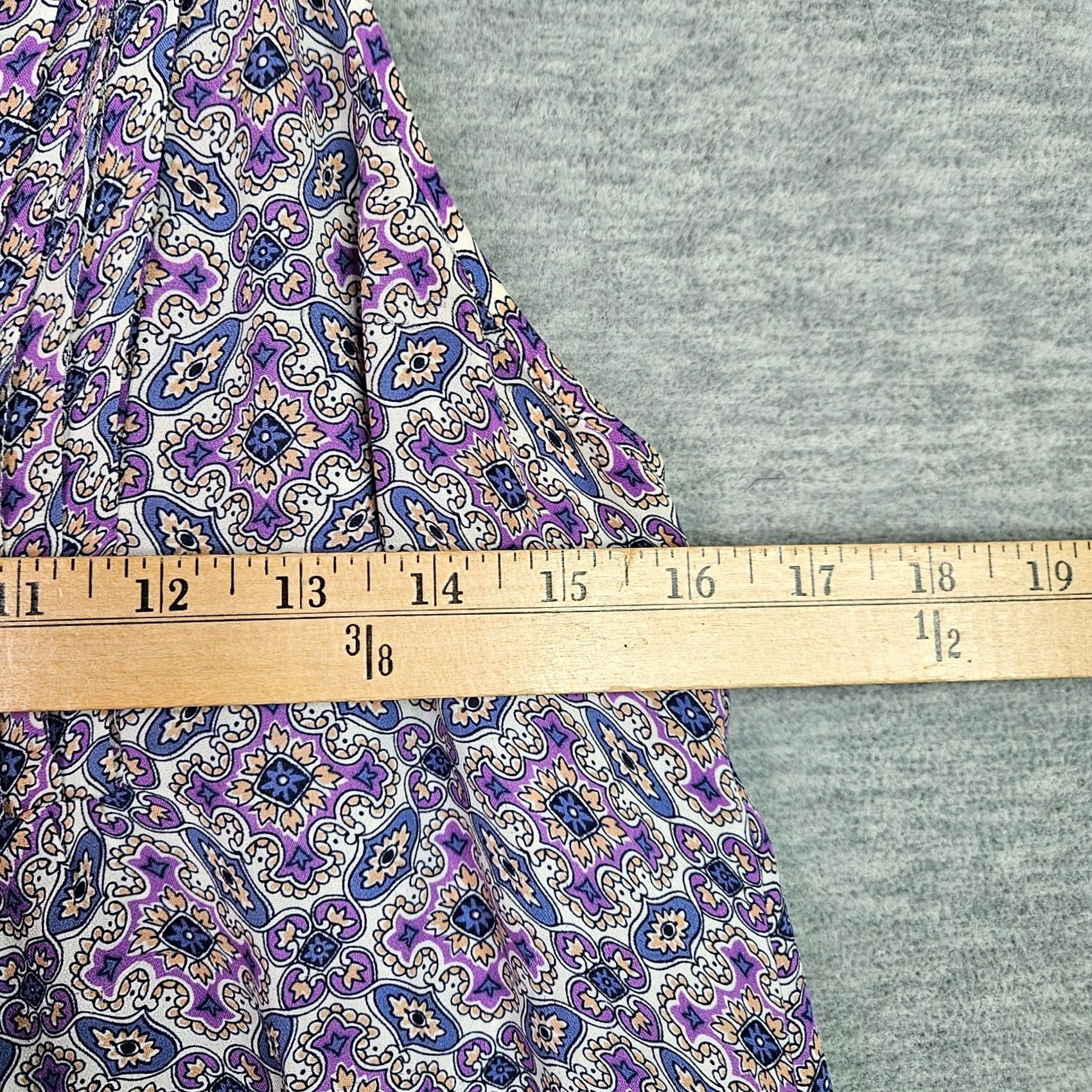 Joie Joie Womens Tank Top Purple Print Sleeveless V-Neck Size S Size S / US 4 / IT 40 - 5 Thumbnail