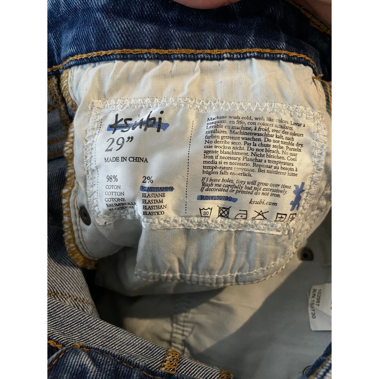 Ksubi Ksubi Jeans Lightwash Used 29 Size US 29 - 3 Thumbnail