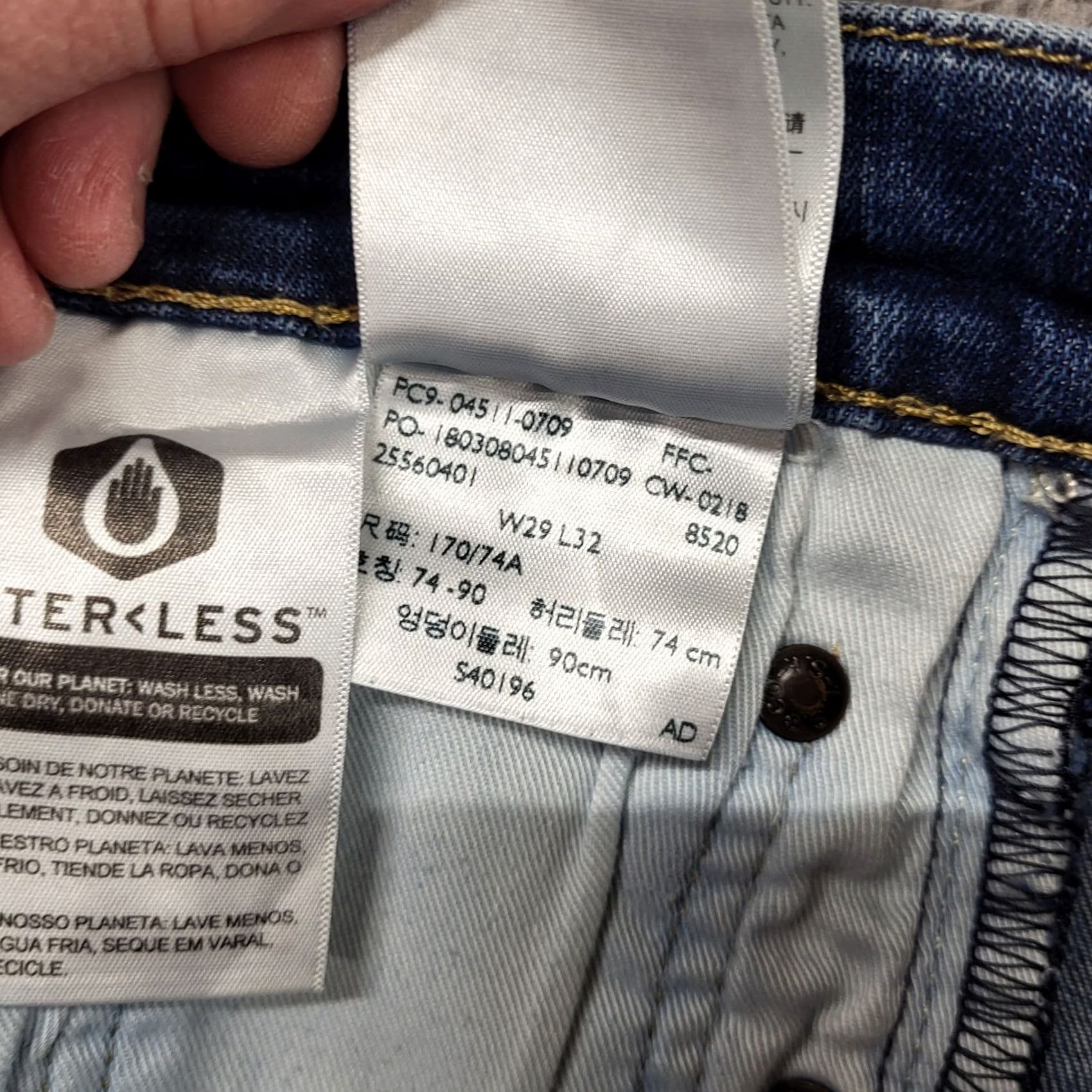 Levi's Levi's 511 Jeans Men 29x32 Blue Denim Med Wash Light Distressed Whiskered Slim Straight Regular USA 500 Series Shirt? Size US 29 - 3 Thumbnail