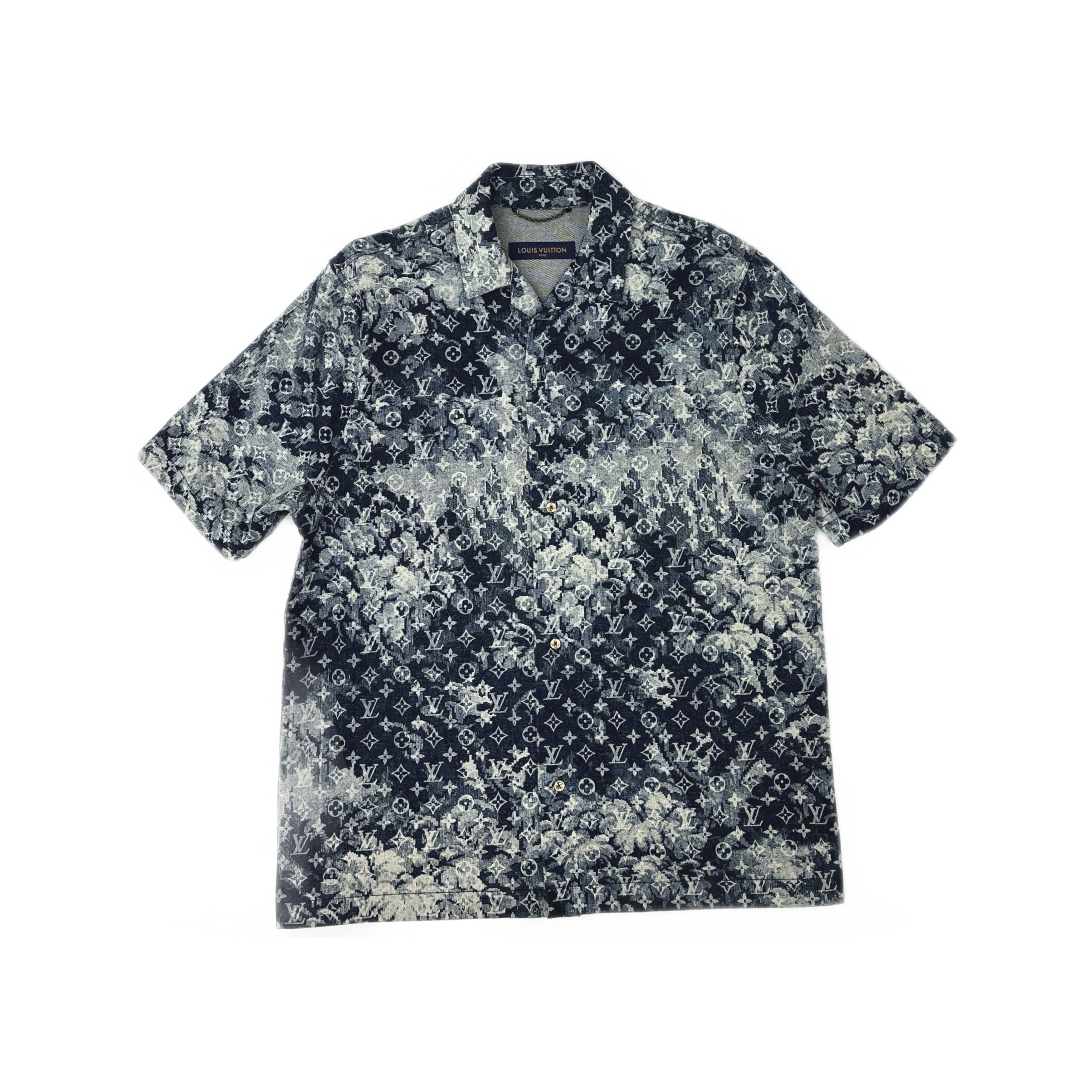 Louis Vuitton Louis Vuitton Monogram Denim Shirt Size M Size US M / EU 48-50 / 2 - 1 Thumbnail