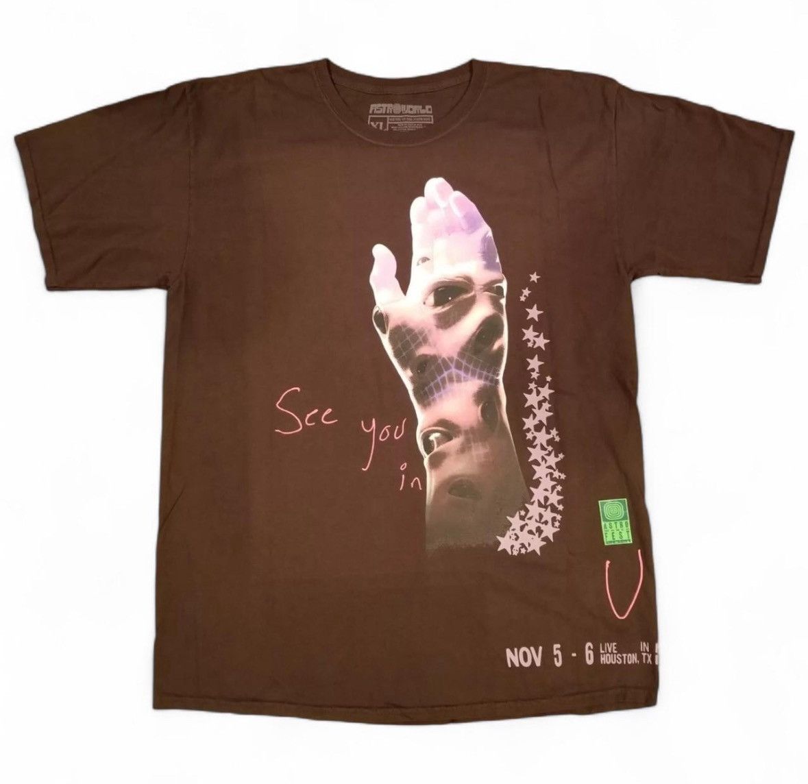 Travis Scott Travis scott brown shirt Size US L / EU 52-54 / 3 - 4 Thumbnail