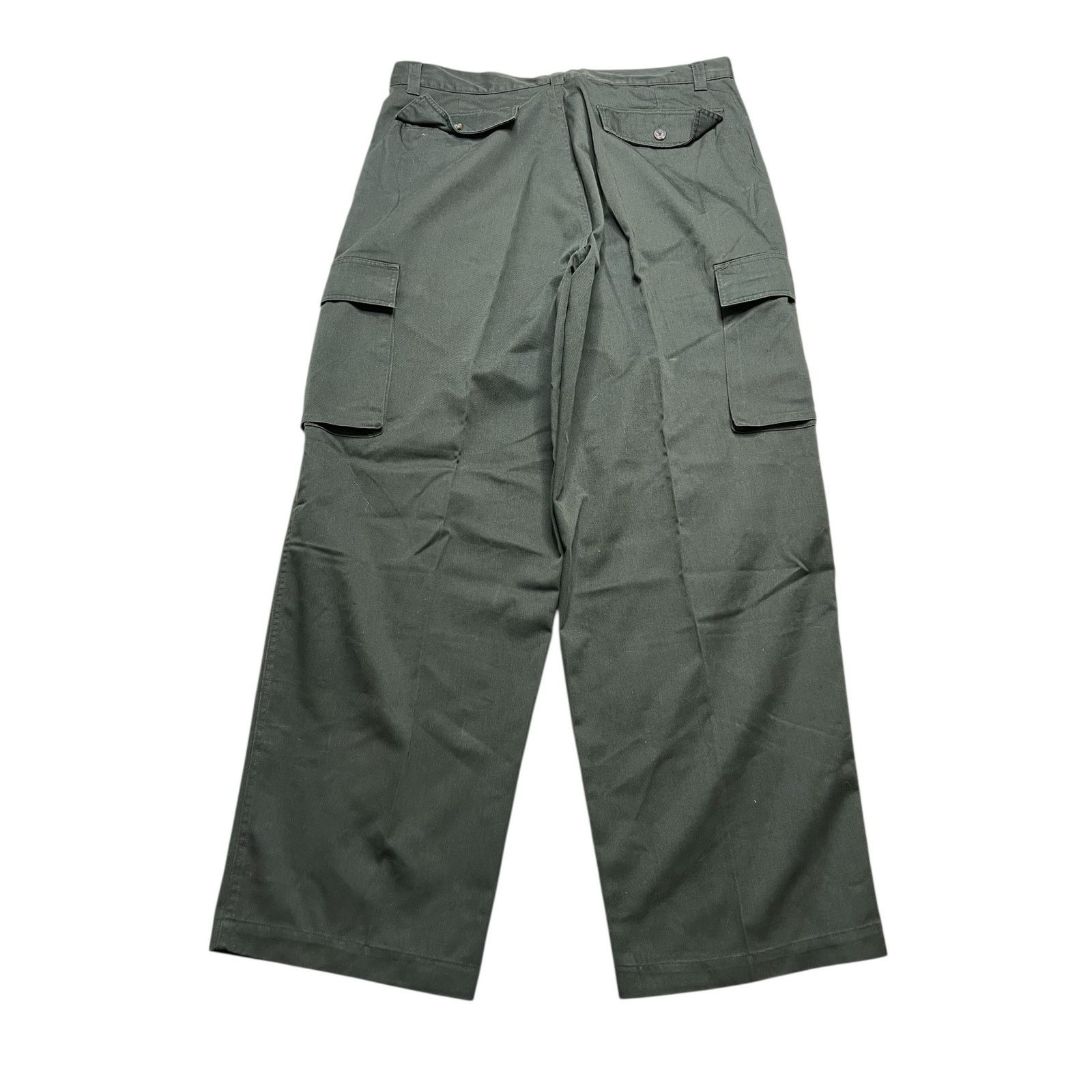 Vintage Vintage 90s Monba Cargo Pants Green 38 actual 36x30 baggy Size US 38 / EU 54 - 2 Thumbnail