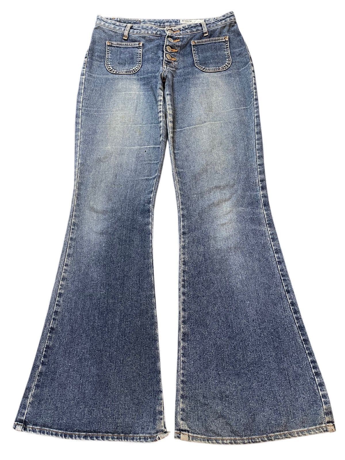 If Six Was Nine × Japanese Brand × KMRii Kronik duds bell bottom