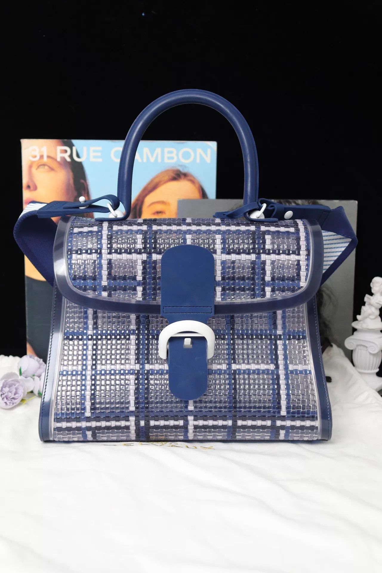 Delvaux Delvaux Brilliant Clear PVC Top Handle Shoulder Bag 29x22x11 Size ONE SIZE - 1 Thumbnail