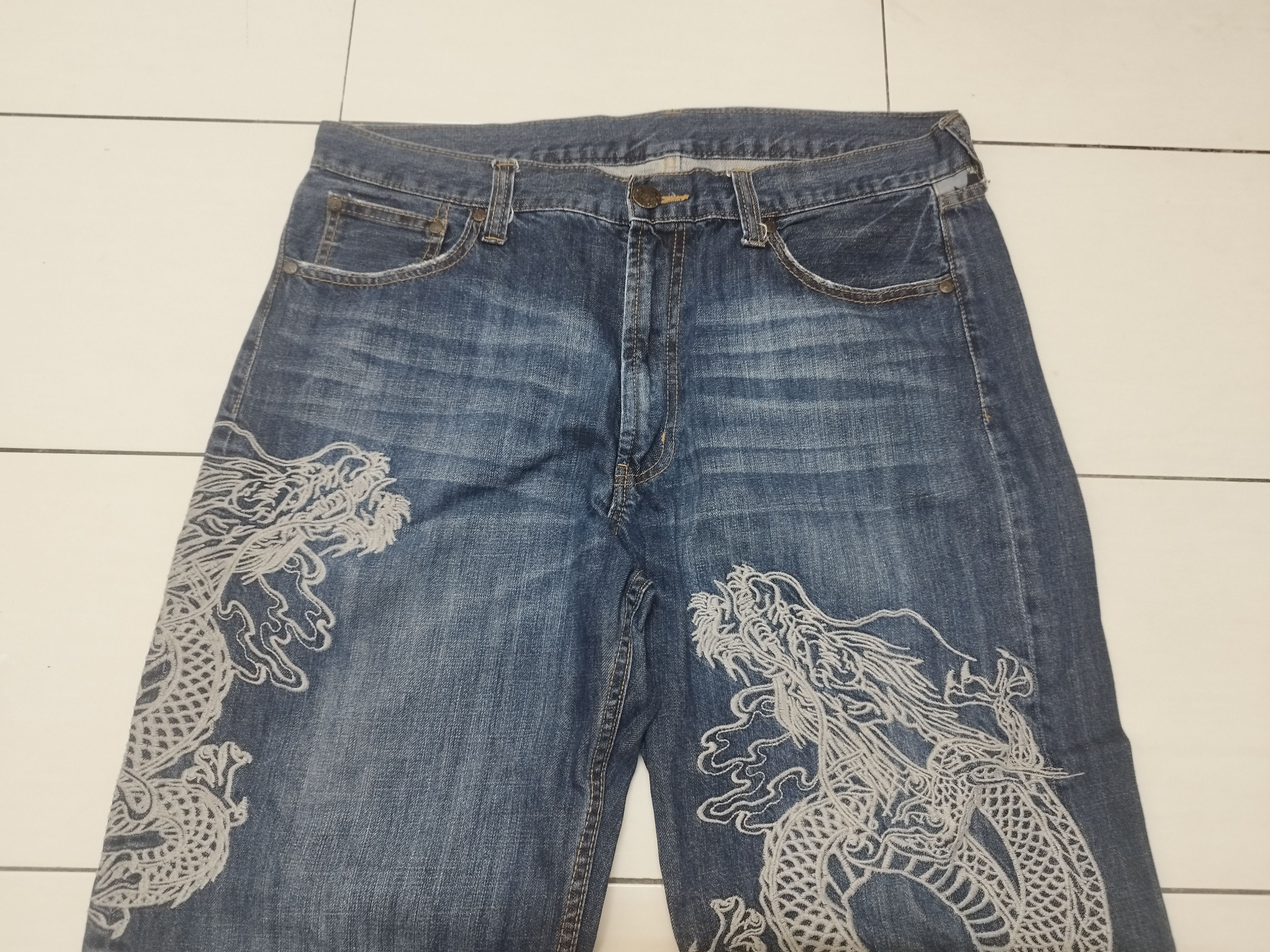 Japanese Brand JAPANESE BRAND DOUBLE DRAGON JEANS Size US 38 / EU 54 - 4 Thumbnail