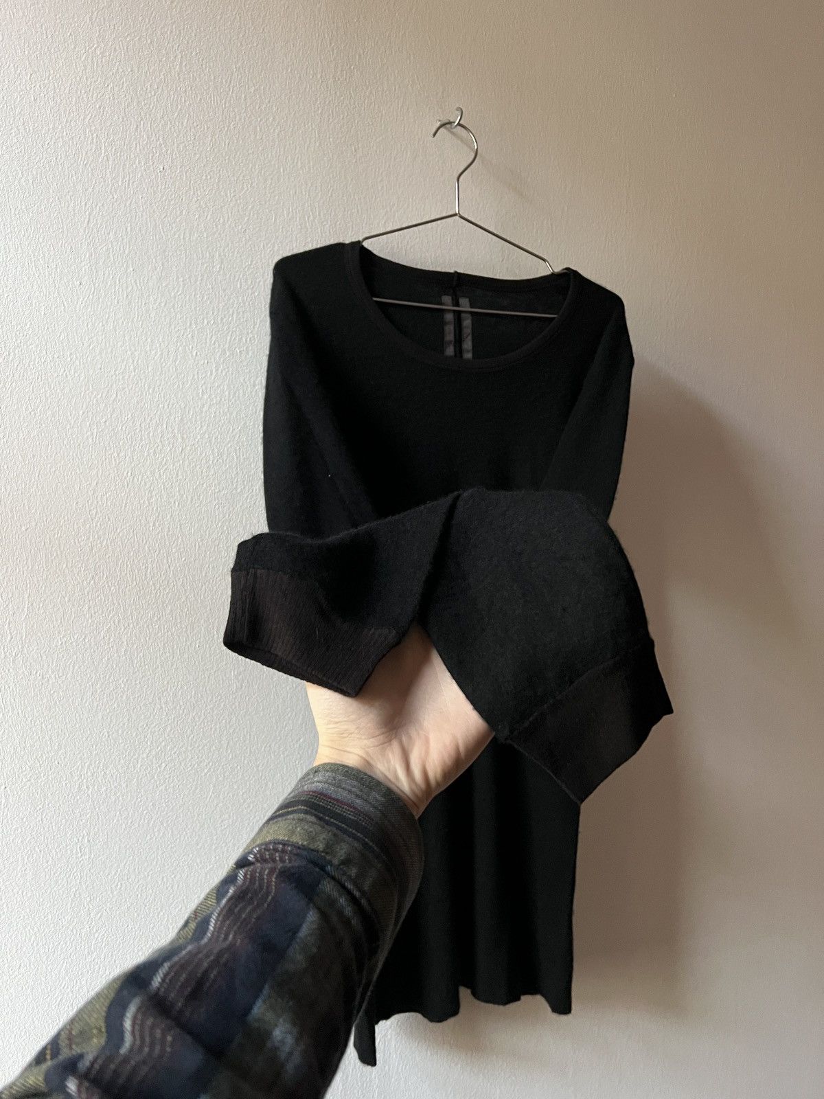 Rick Owens Rick Owens F/W 2009 Crust Longline Knit Sweater Cashmere Size US L / EU 52-54 / 3 - 4 Thumbnail