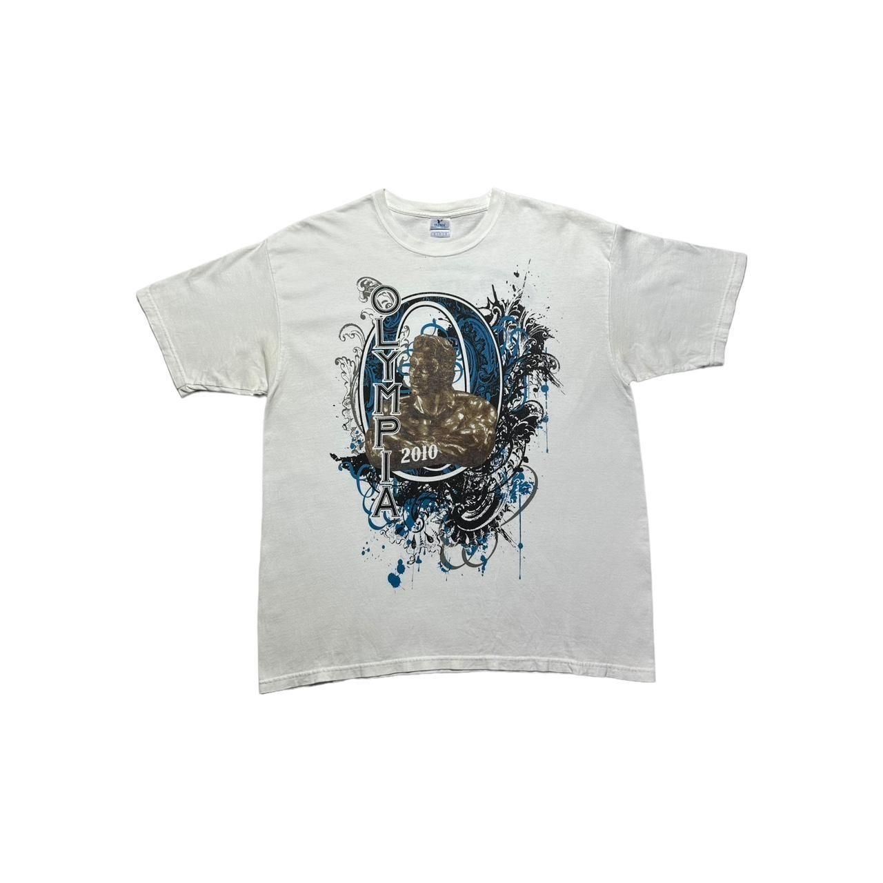 Hanes × Vintage Y2K Style Olympia 2010 T-Shirt Size US XL / EU 56 / 4 - 1 Thumbnail