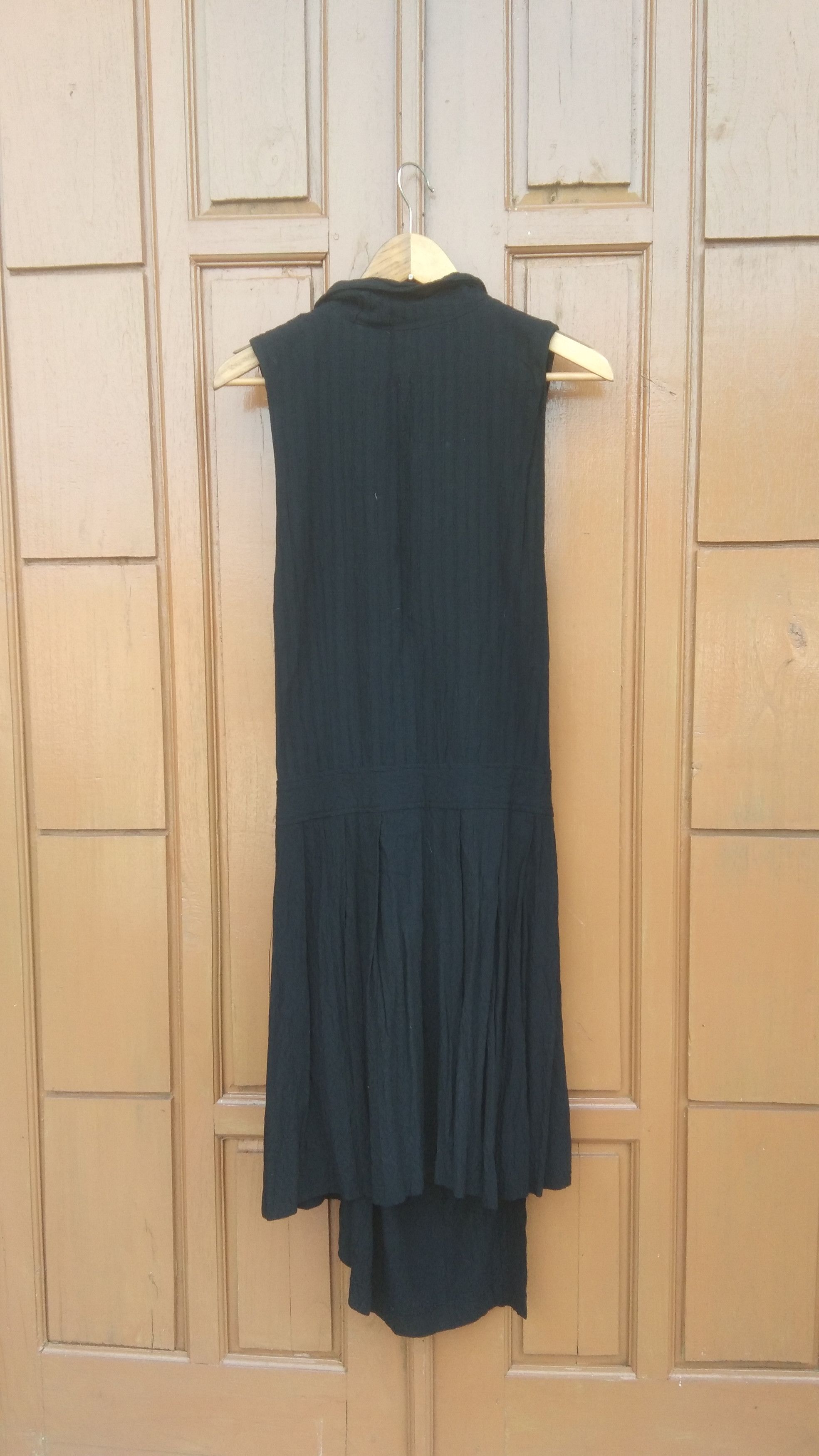 Tricot Comme des Garcons CDG treecot black rayon dress Size S / US 4 / IT 40 - 6 Thumbnail
