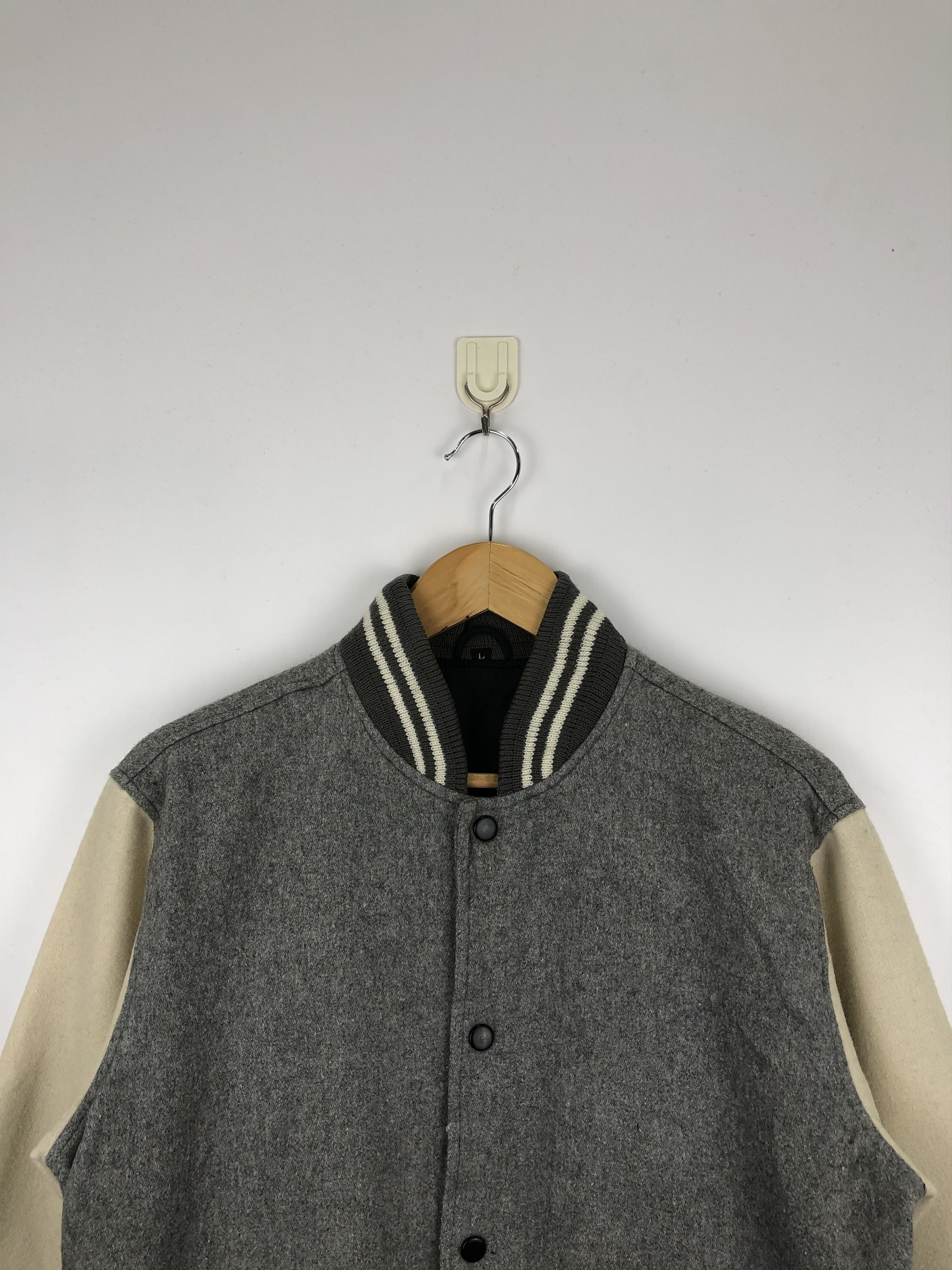 Japanese Brand Vintage 90s Japanese Brand Wool Varsity Jacket V0448 Size US L / EU 52-54 / 3 - 2 Thumbnail