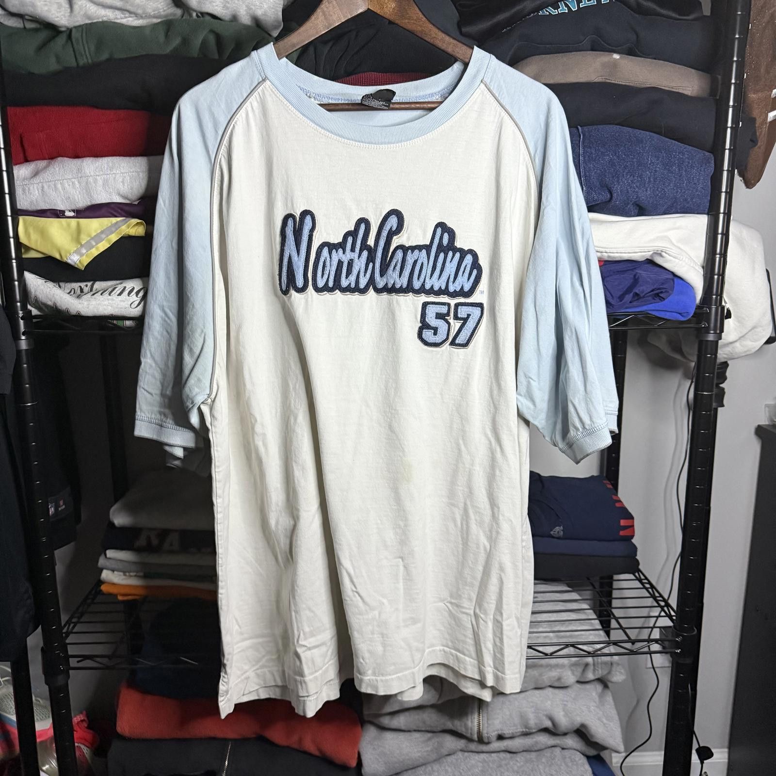 Designer Vintage Team Starter North Carolina T-Shirt Size US XXL / EU 58 / 5 - 1 Thumbnail