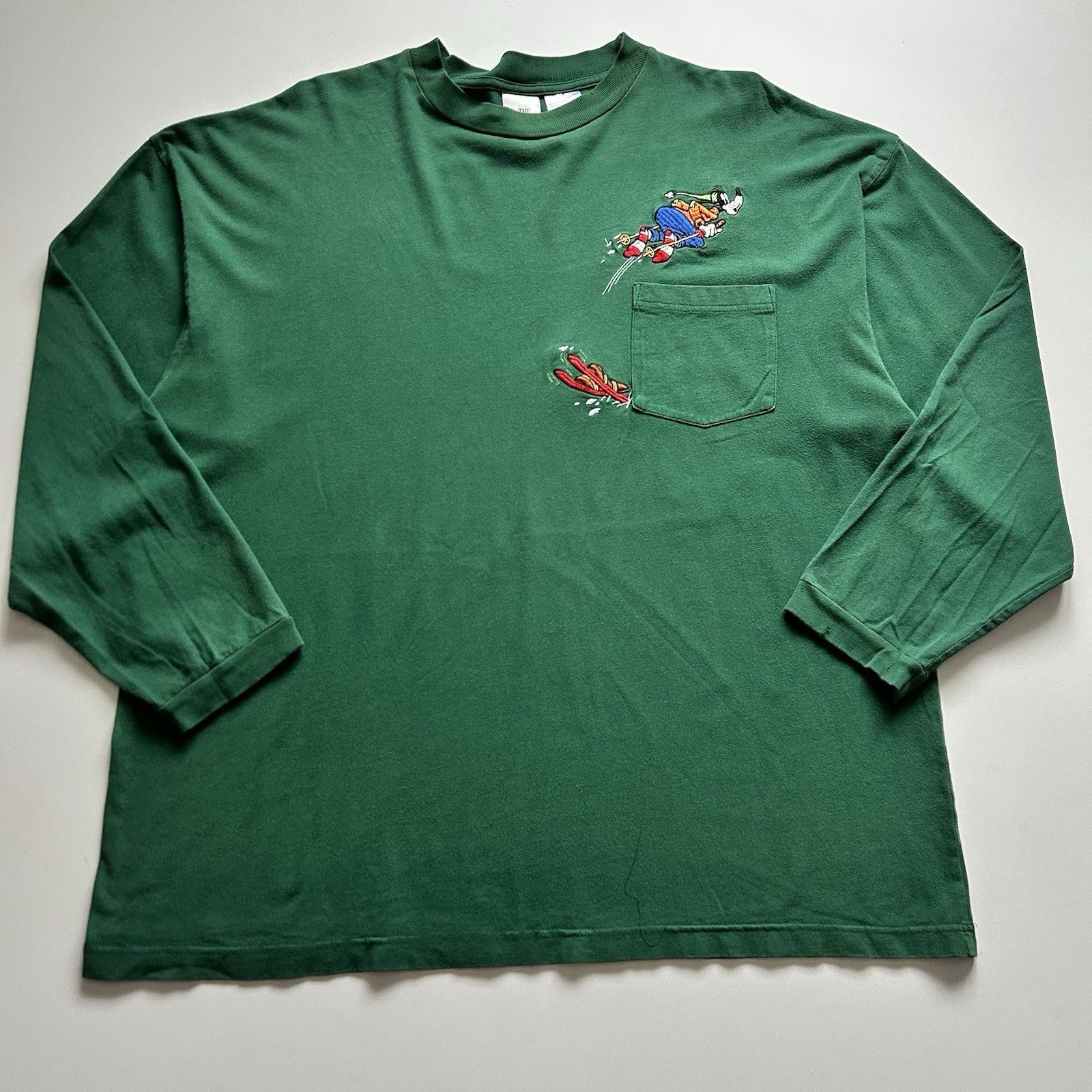 Disney Vintage 90s Disney Goofy Long Sleeve Pocket T-Shirt XXL Rare Size US XXL / EU 58 / 5 - 1 Thumbnail