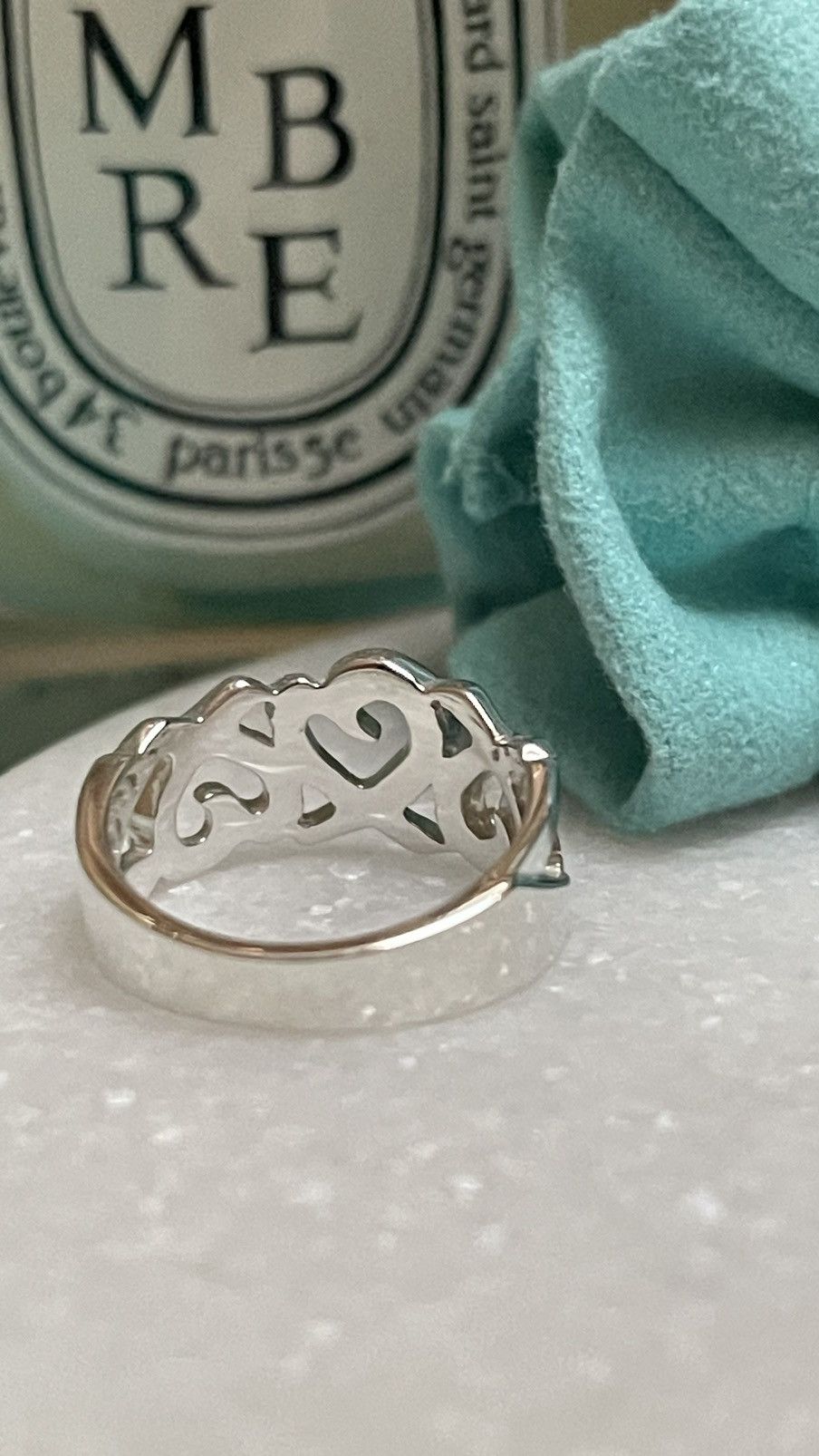 Tiffany & Co. TIFFANY & Co. Picasso Triple Heart Silver Ring Size 5.25NEW Size ONE SIZE - 12 Thumbnail