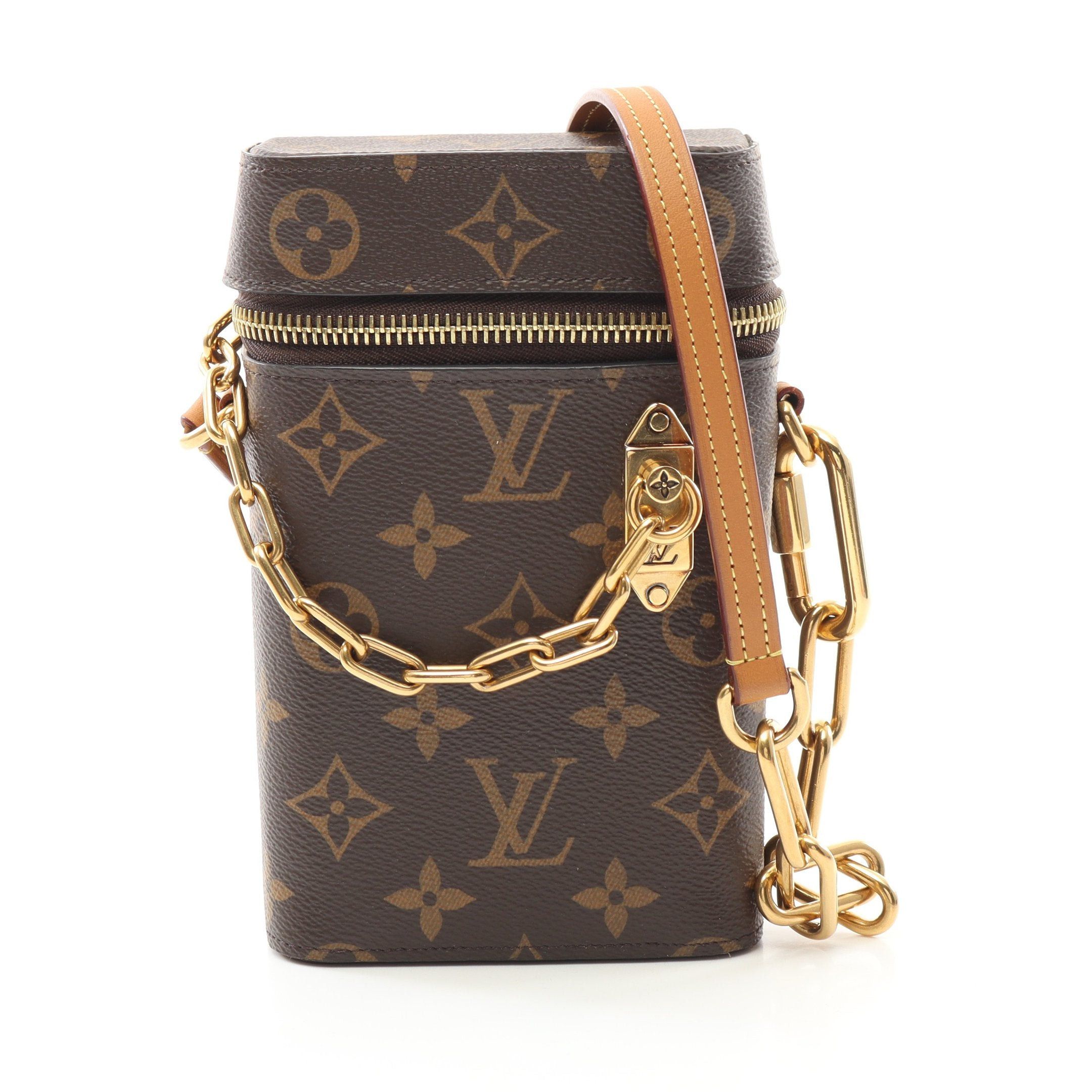 Louis Vuitton Phone Box Monogram Shoulder Bag Brown, Women's
