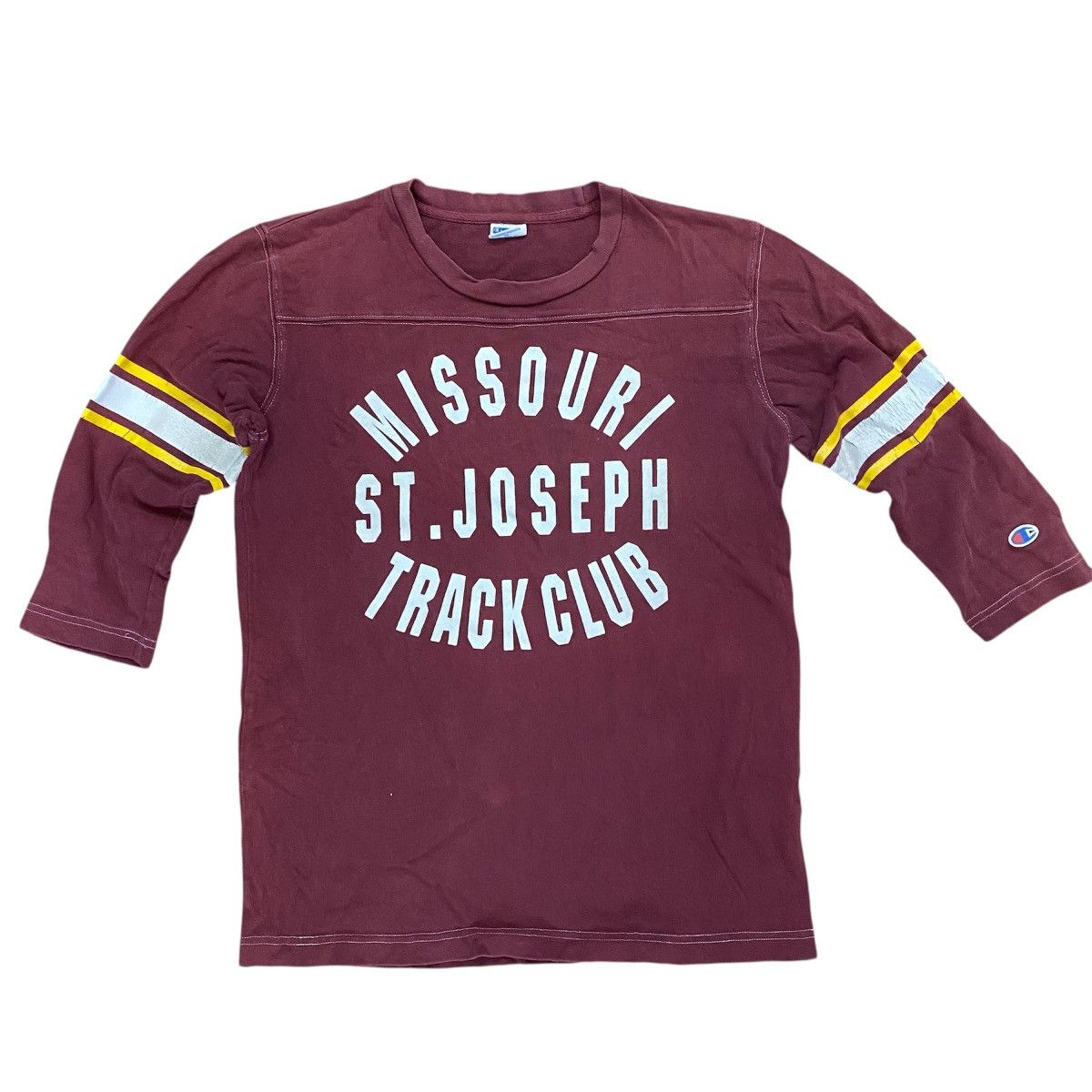 Champion × Vintage Vintage 90s St. Joseph Missouri Track Club Champion 3/4 Size US M / EU 48-50 / 2 - 1 Thumbnail