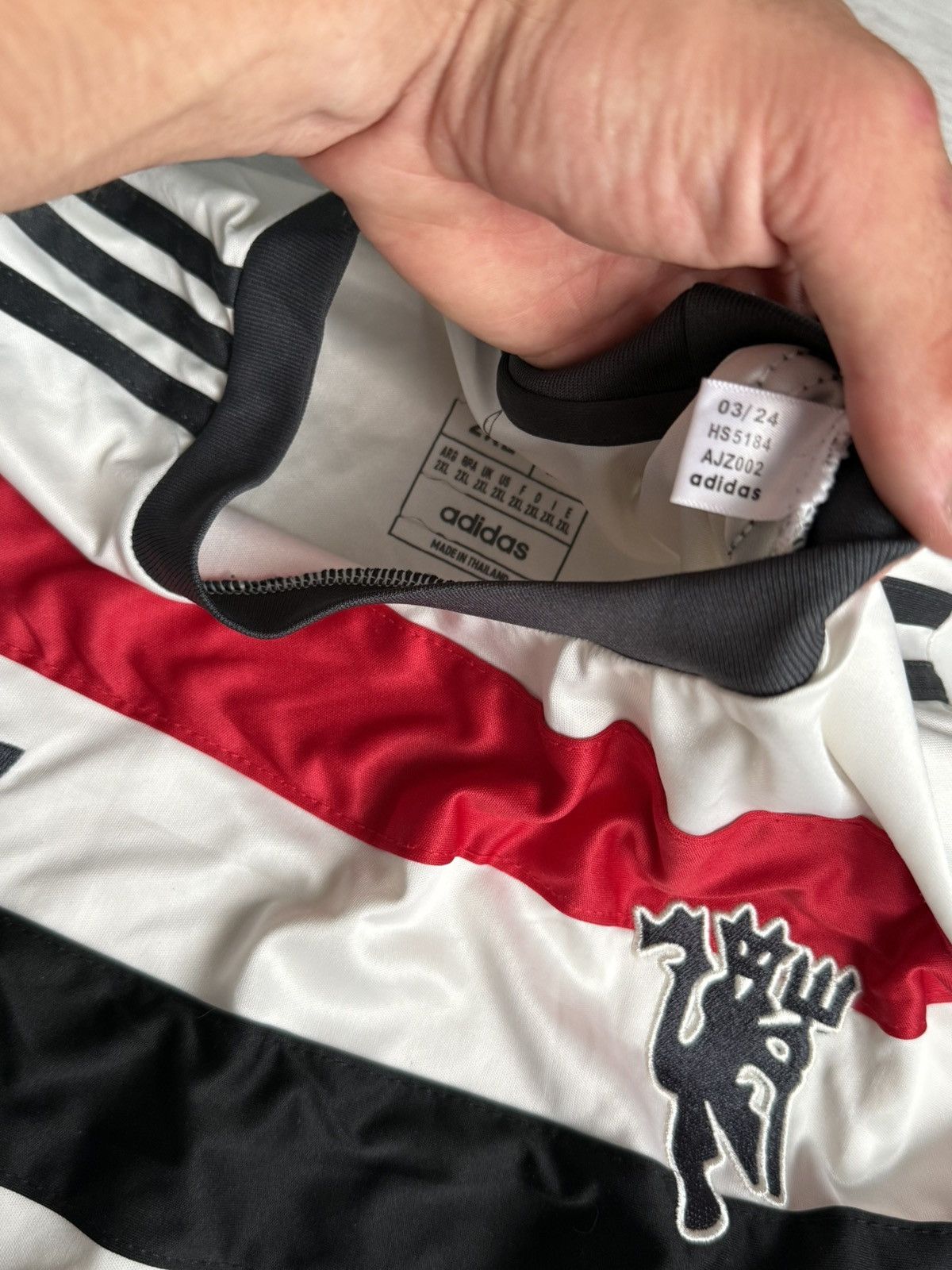 Adidas Manchester United 2024-2025 kit Soccer jersey Adidas shirt Size US XXL / EU 58 / 5 - 4 Thumbnail