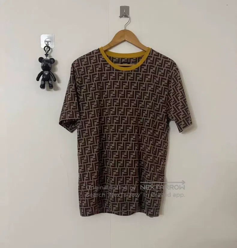 Fendi Fendi Brown Monogram Short Sleeve Size US S / EU 44-46 / 1 - 1 Thumbnail
