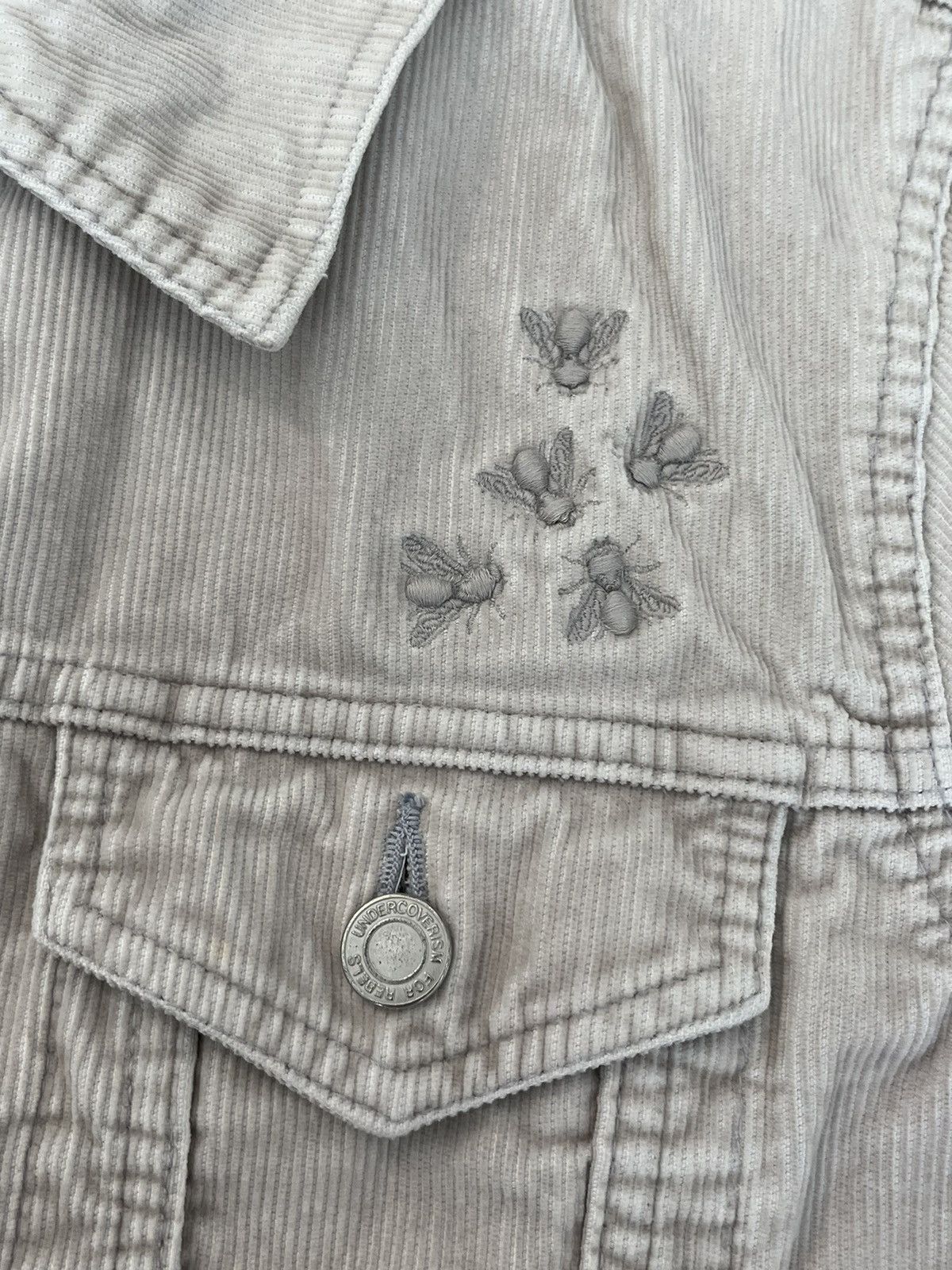 Undercover AW06 Undercover Guruguru White Corduroy Bug/Insect Jacket Size US M / EU 48-50 / 2 - 5 Thumbnail