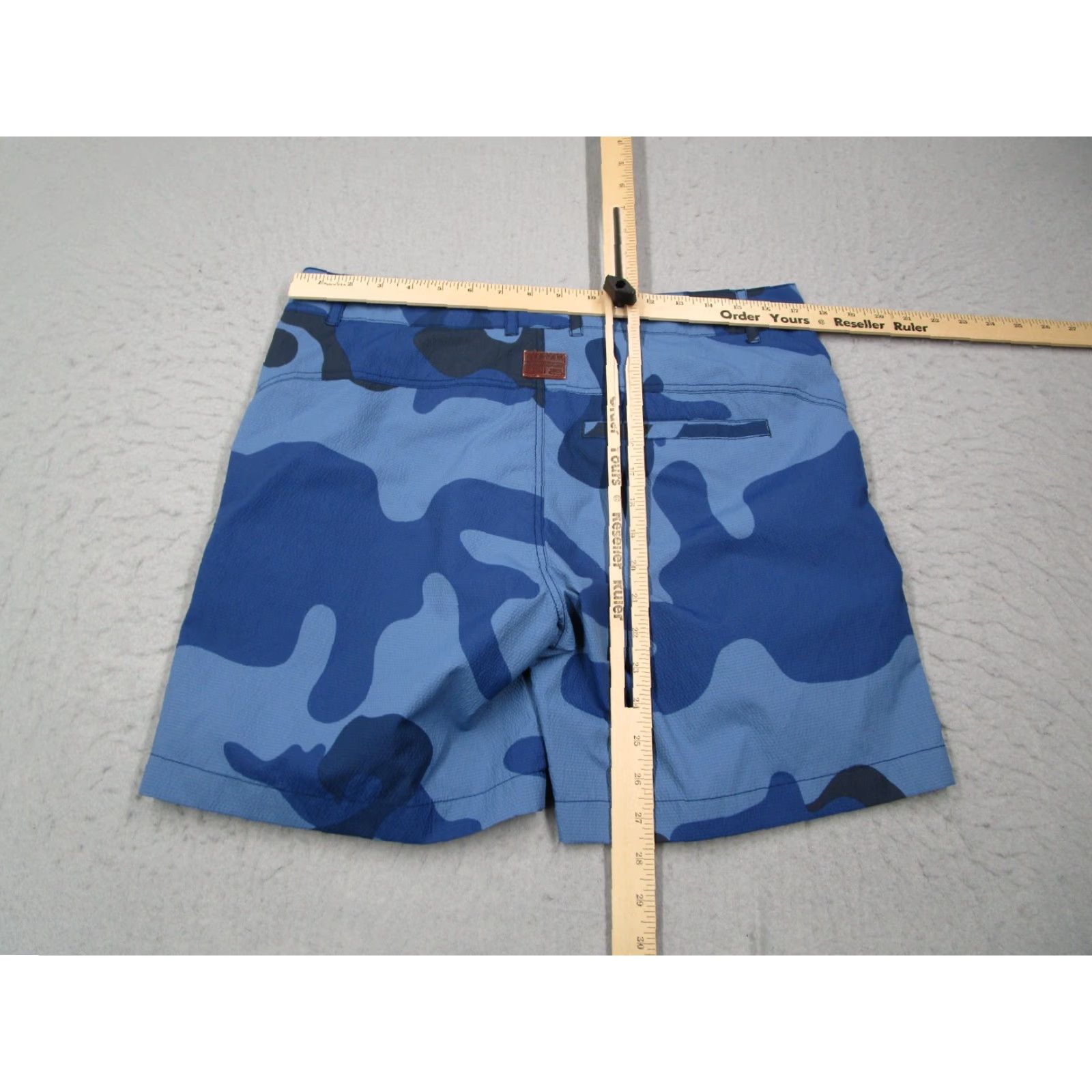 G-Star G Star Board Shorts Mens Large Blue Camo RCO Cargo Swim Beach Surf Travel Size US 33 - 6 Thumbnail