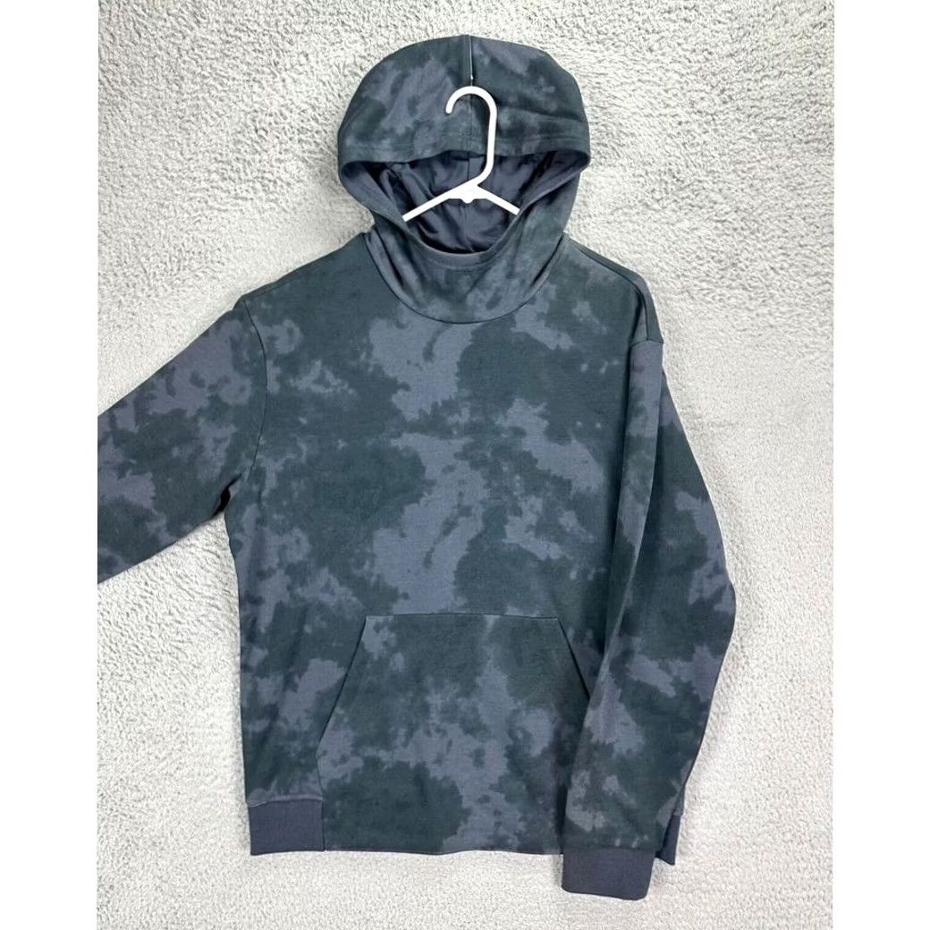 Fila FILA Hoodie Sweatshirt Mens Medium Grey Tie Dye Pullover Activewear Knit Pocket Hooded Pull Over Size US M / EU 48-50 / 2 - 3 Thumbnail