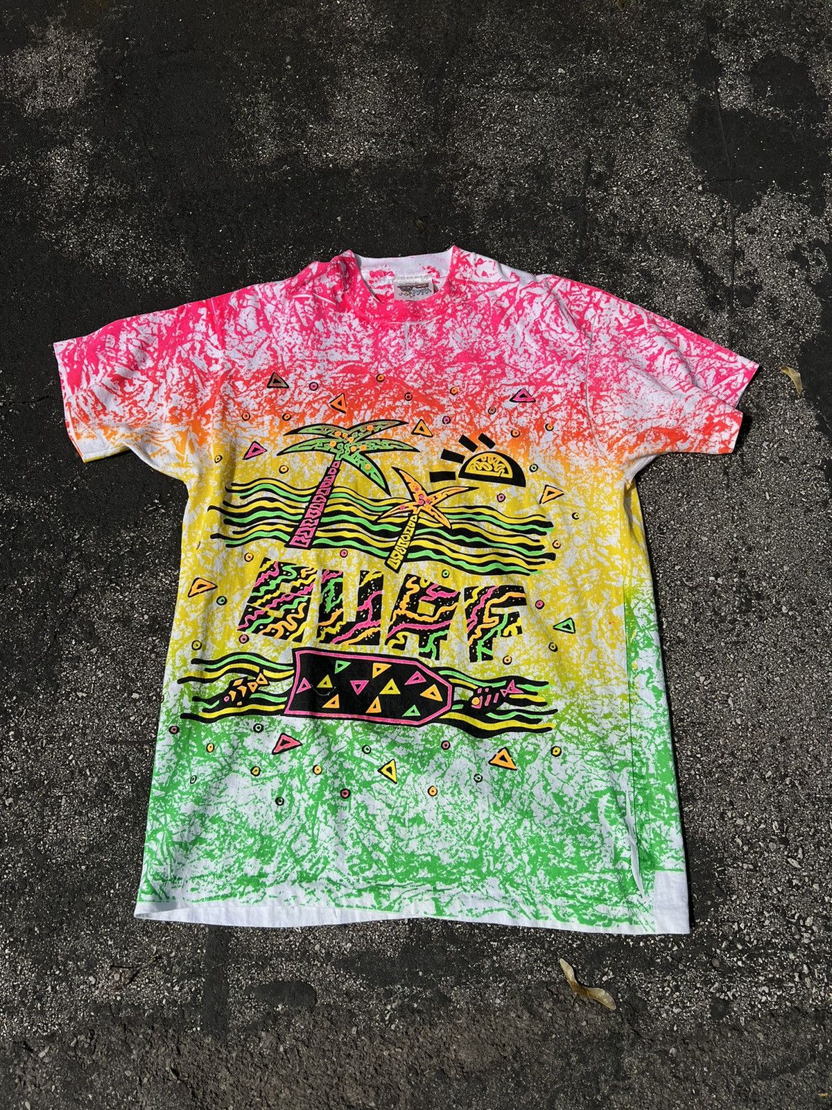Hanes Vintage Surf Mania AOP T-Shirt Size US XL / EU 56 / 4 - 3 Thumbnail