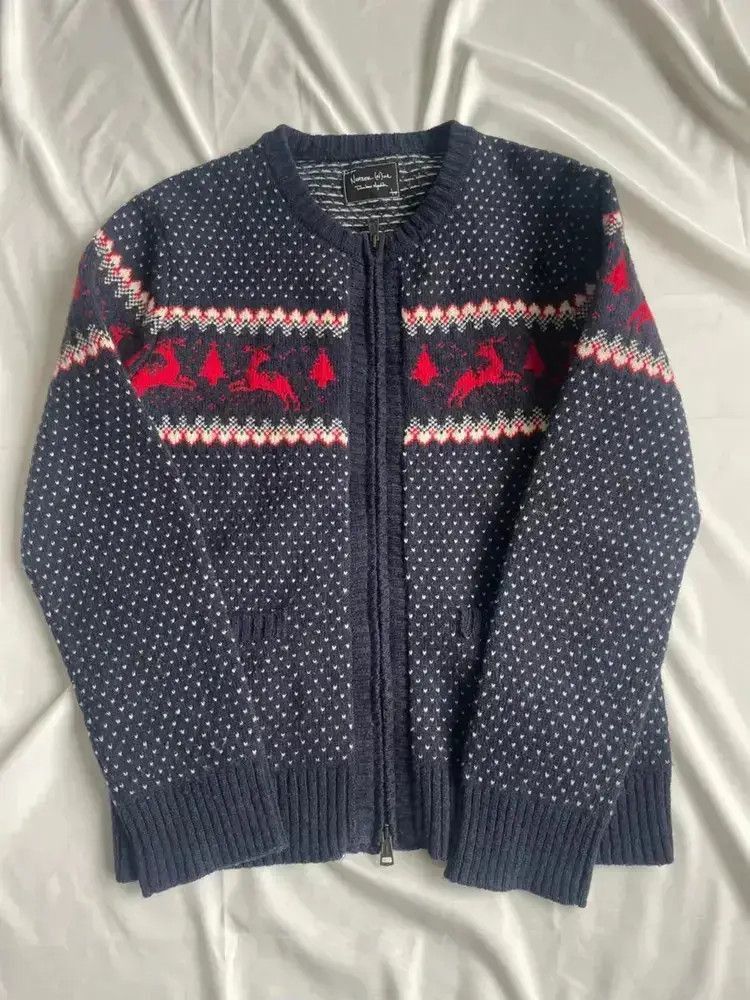 Number (N)ine Sz 2 Number Nine Zip up Cardigan | Grailed