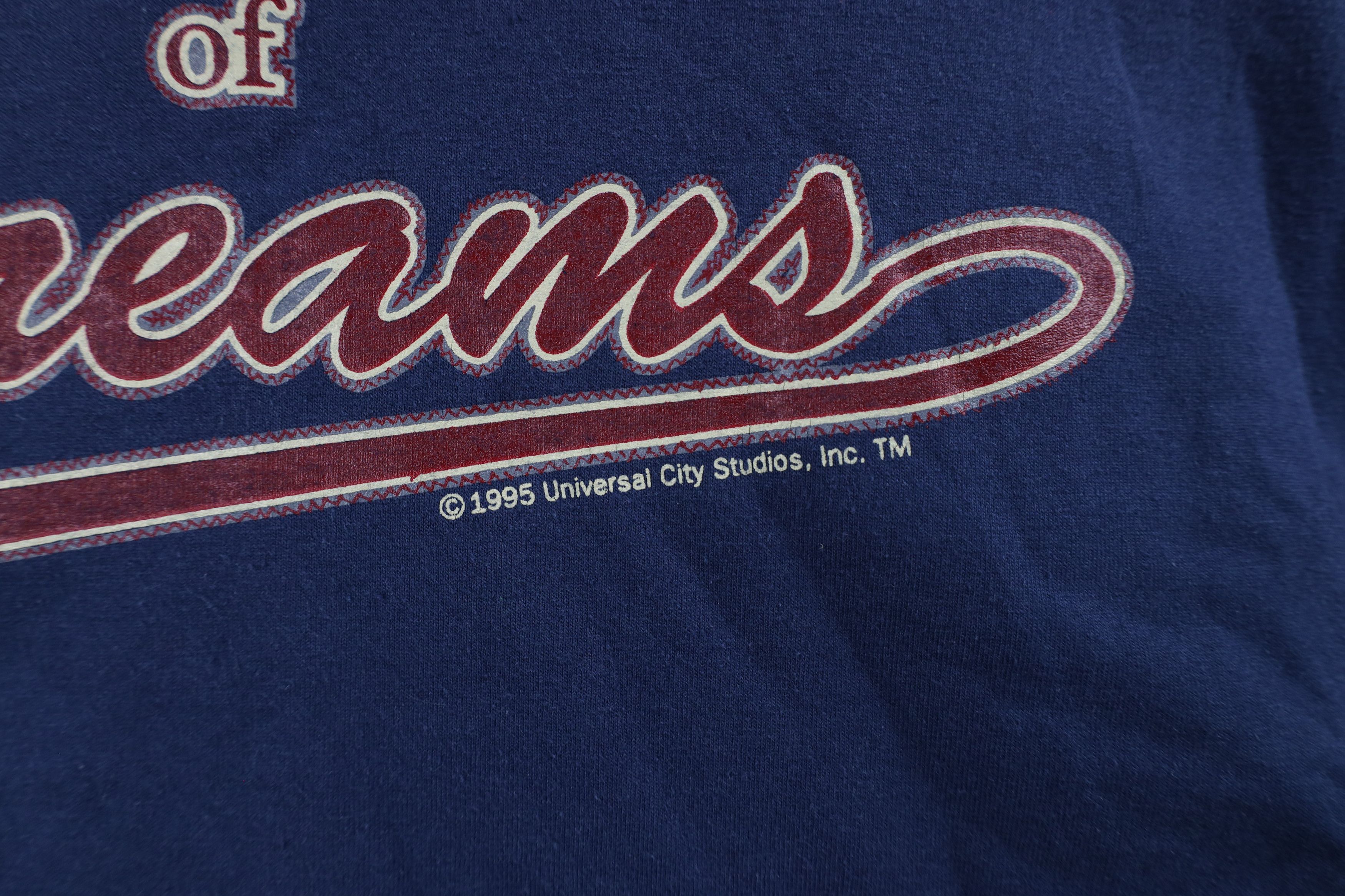 Vintage Vintage 90s Kevin Costner Field of Dreams Movie T-Shirt Blue Size US L / EU 52-54 / 3 - 5 Thumbnail