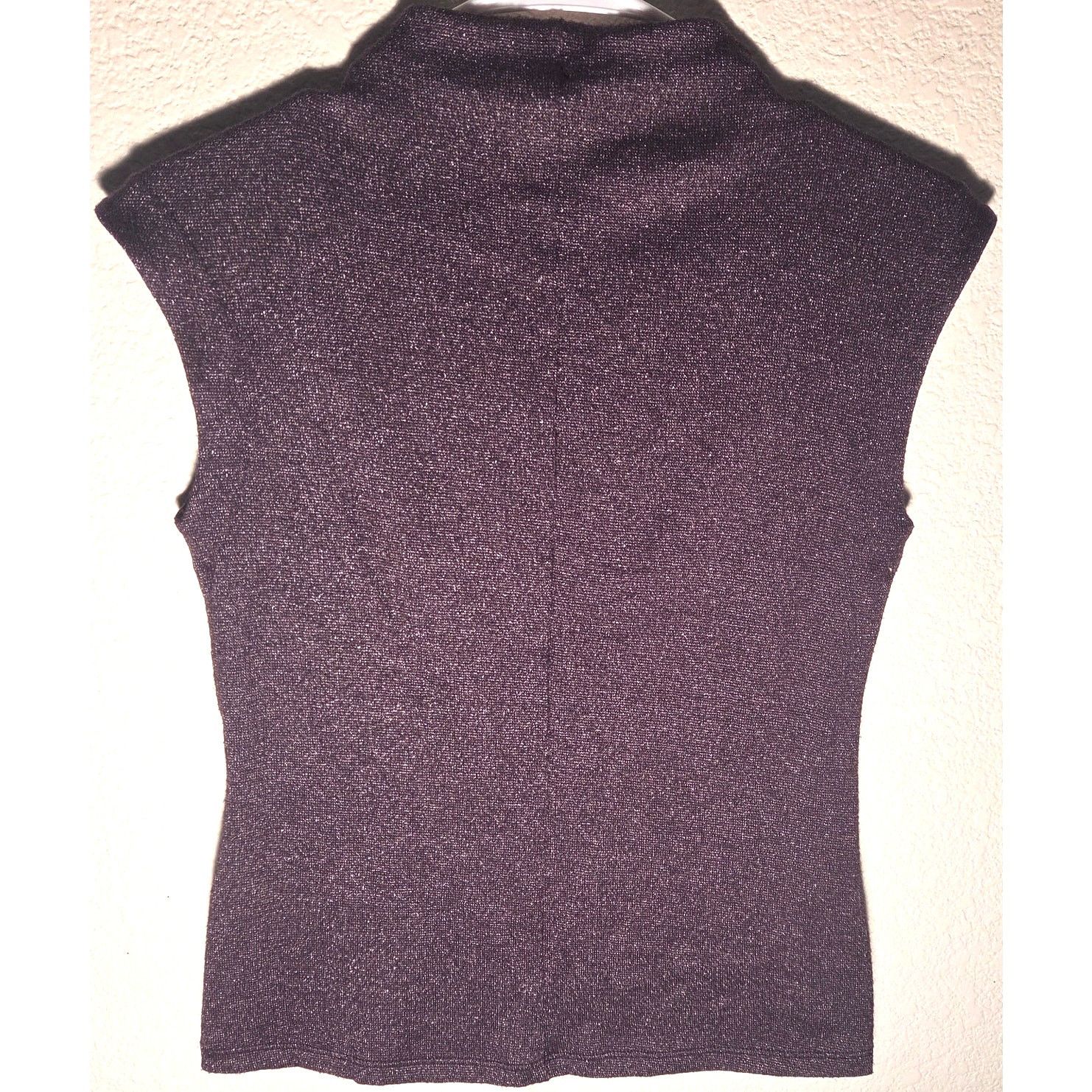 Banana Republic Banana Republic Metallic Shimmer Sleeveless Sweater - XS Size XS / US 0-2 / IT 36-38 - 5 Thumbnail