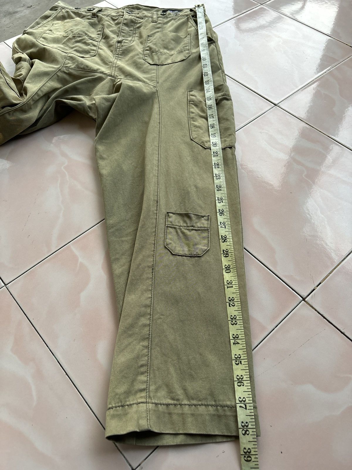 Issey Miyake × Ne-Net × Seditionaries Multi Pockets Discolouring Pant Size US 31 - 15 Thumbnail