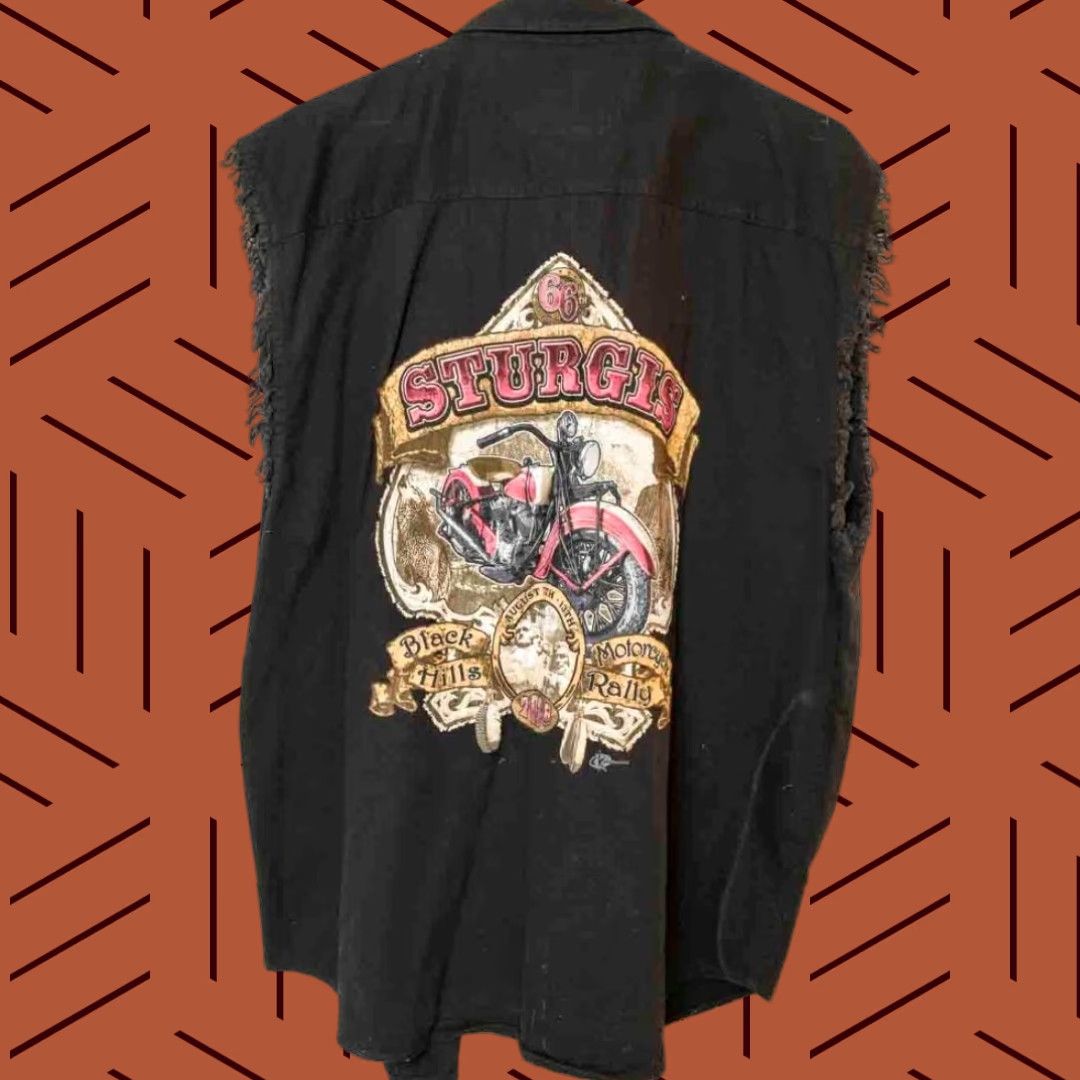 Vintage VINTAGE Motorcycle Biker Hog Shirt 2006 Sturgis Bike Week Cutoff 2XL XXL Black 2XL Big & Tall Mens Shirt Harley Davidson? Size US XXL / EU 58 / 5 - 1 Thumbnail